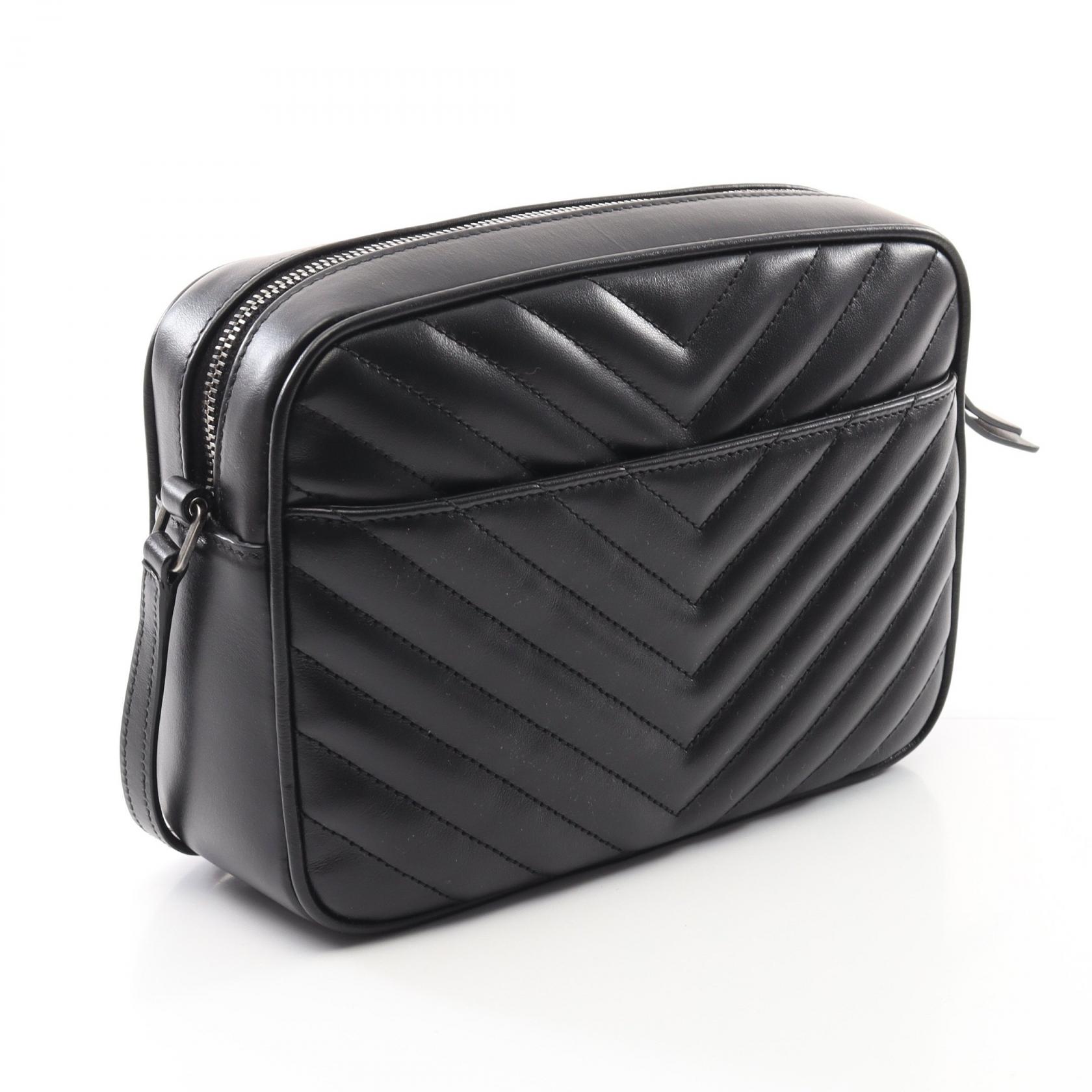 【Saint Laurent】YSL BAG MNG LOU◆761554DV707 Lou Camera Bag With Gold Hardware