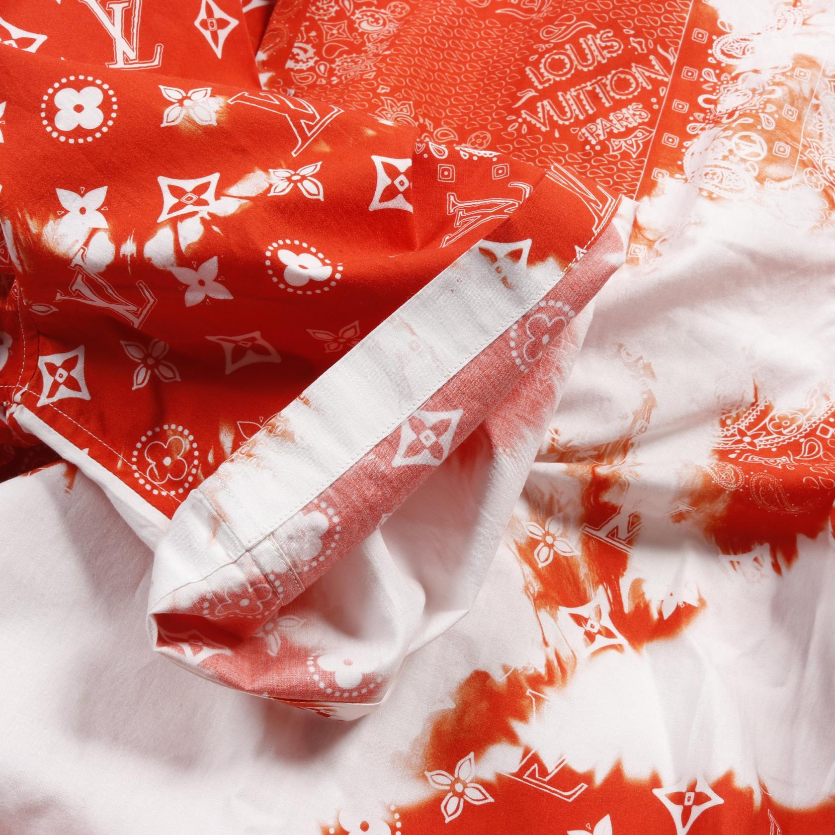 LOUIS VUITTON Monogram bandana top shirt #L RM222M NW0 HNS07X