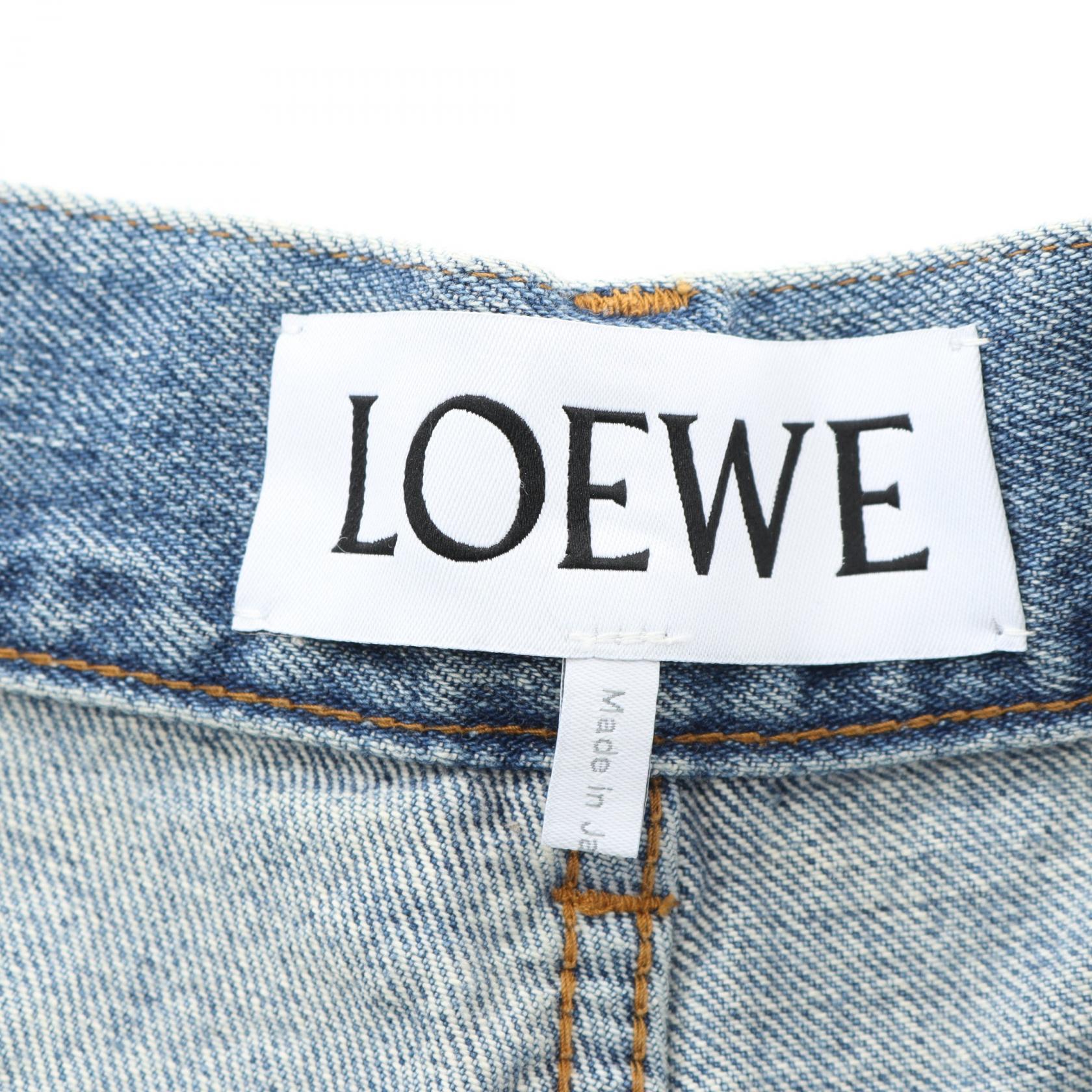 LOEWE straight leg jeans Denim pants #52 H526Y11W18557052 cotton