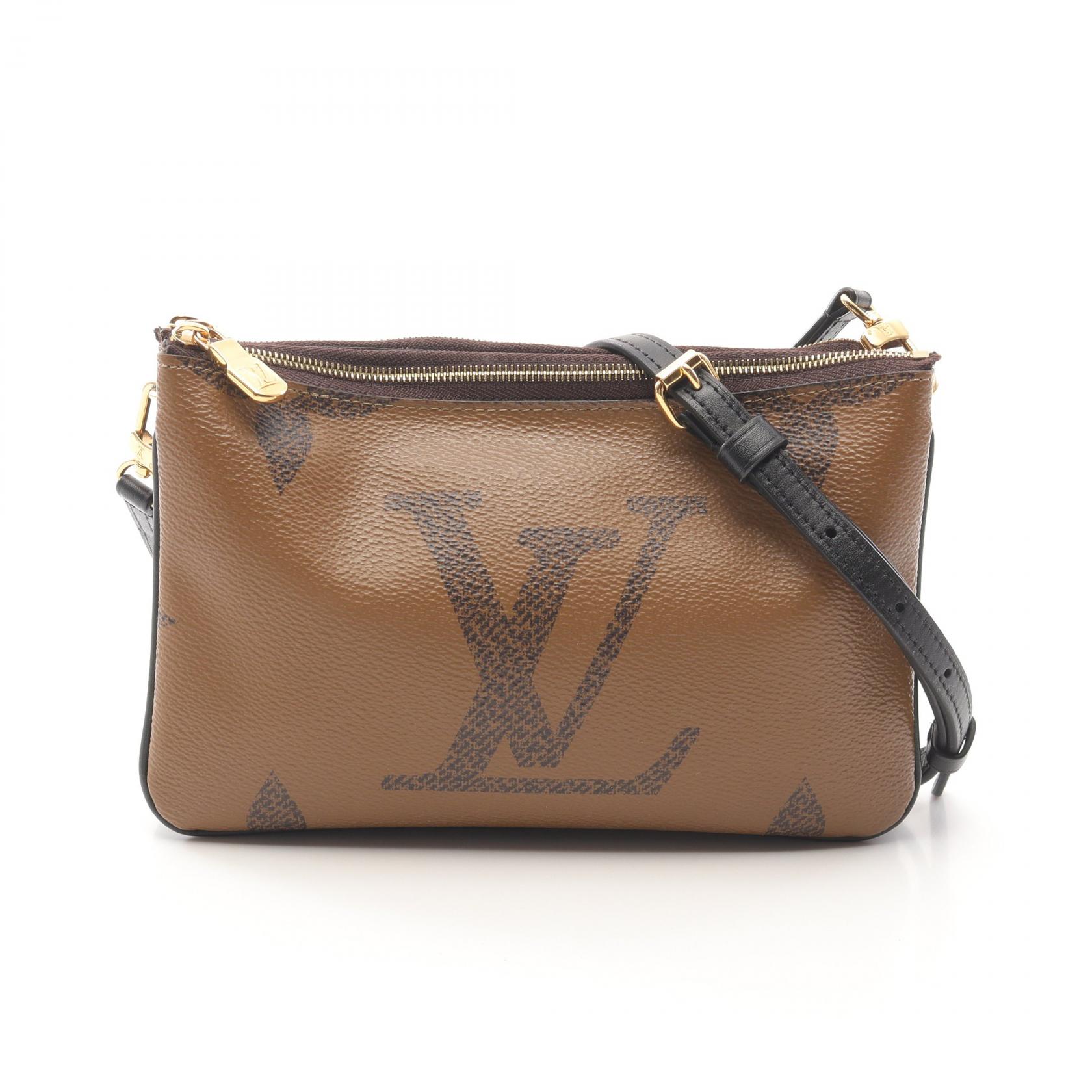 Louis Vuitton ダブルジッパー ショルダーバッグ LOUIS VUITTON Pochette double zip Shoulder crossbody Bag M69203