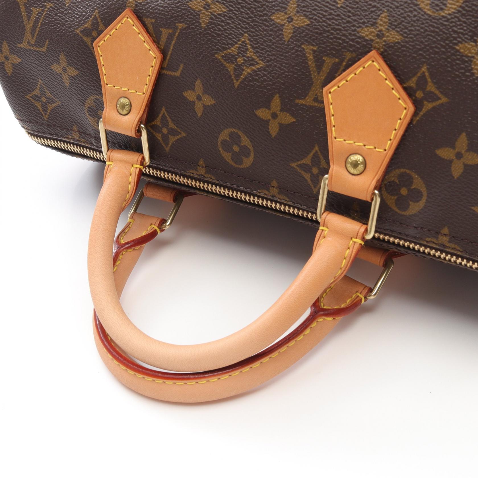 LOUIS VUITTON Speedy 30 Hand bag M41526 Monogram leather Brown