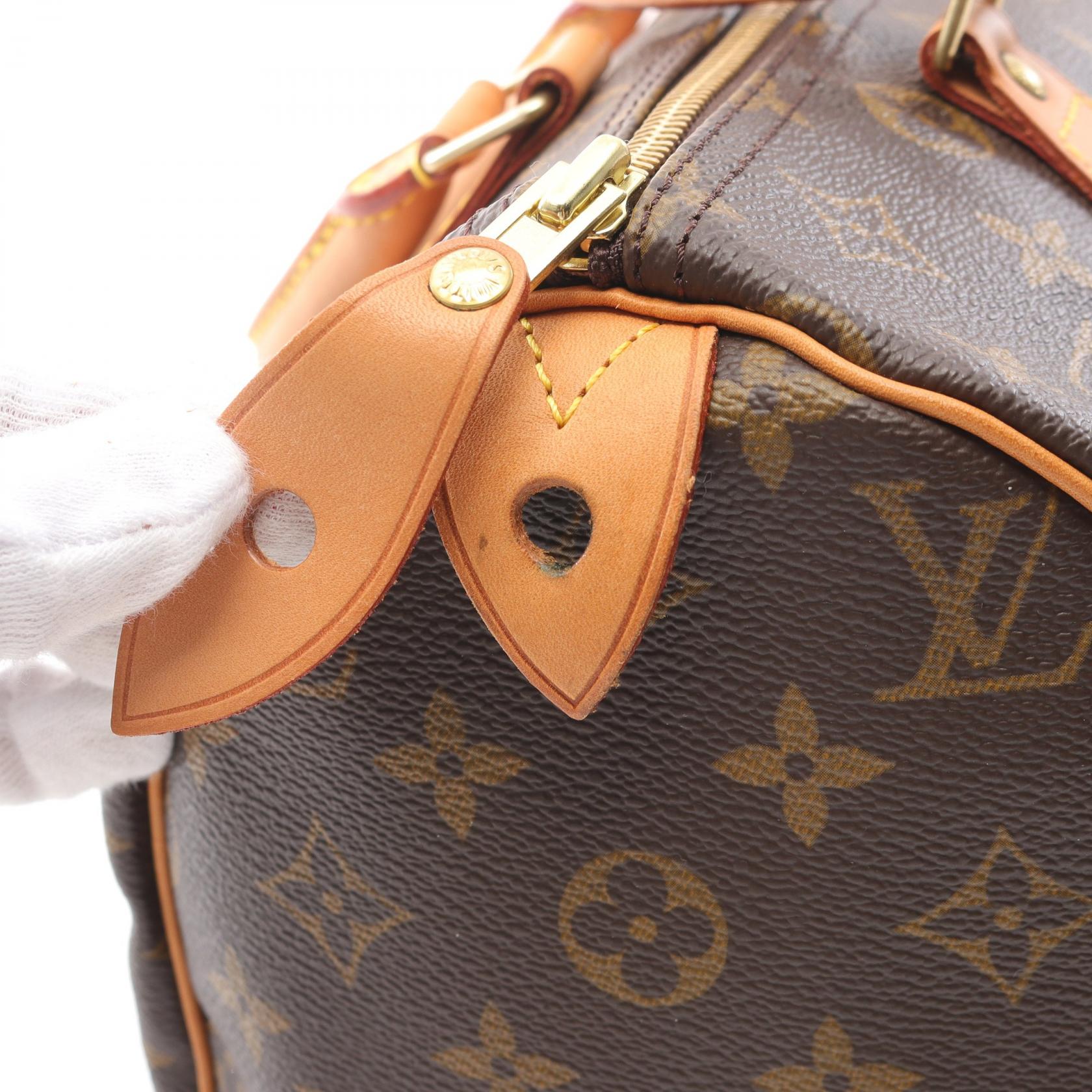 LOUIS VUITTON Speedy 30 Hand bag M41526 Monogram leather Brown