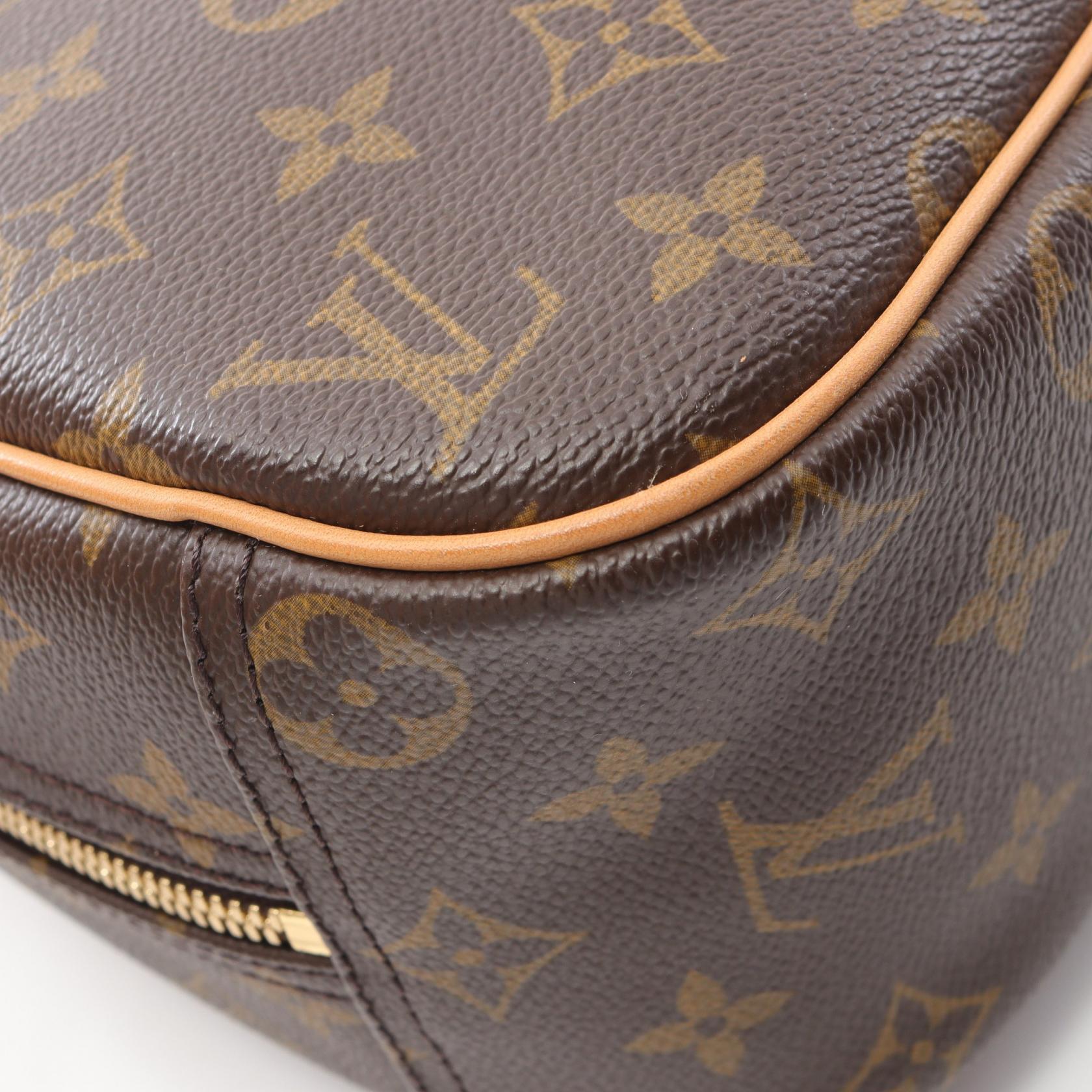 LOUIS VUITTON Trouville Handbag M42228 Monogram canvas leather