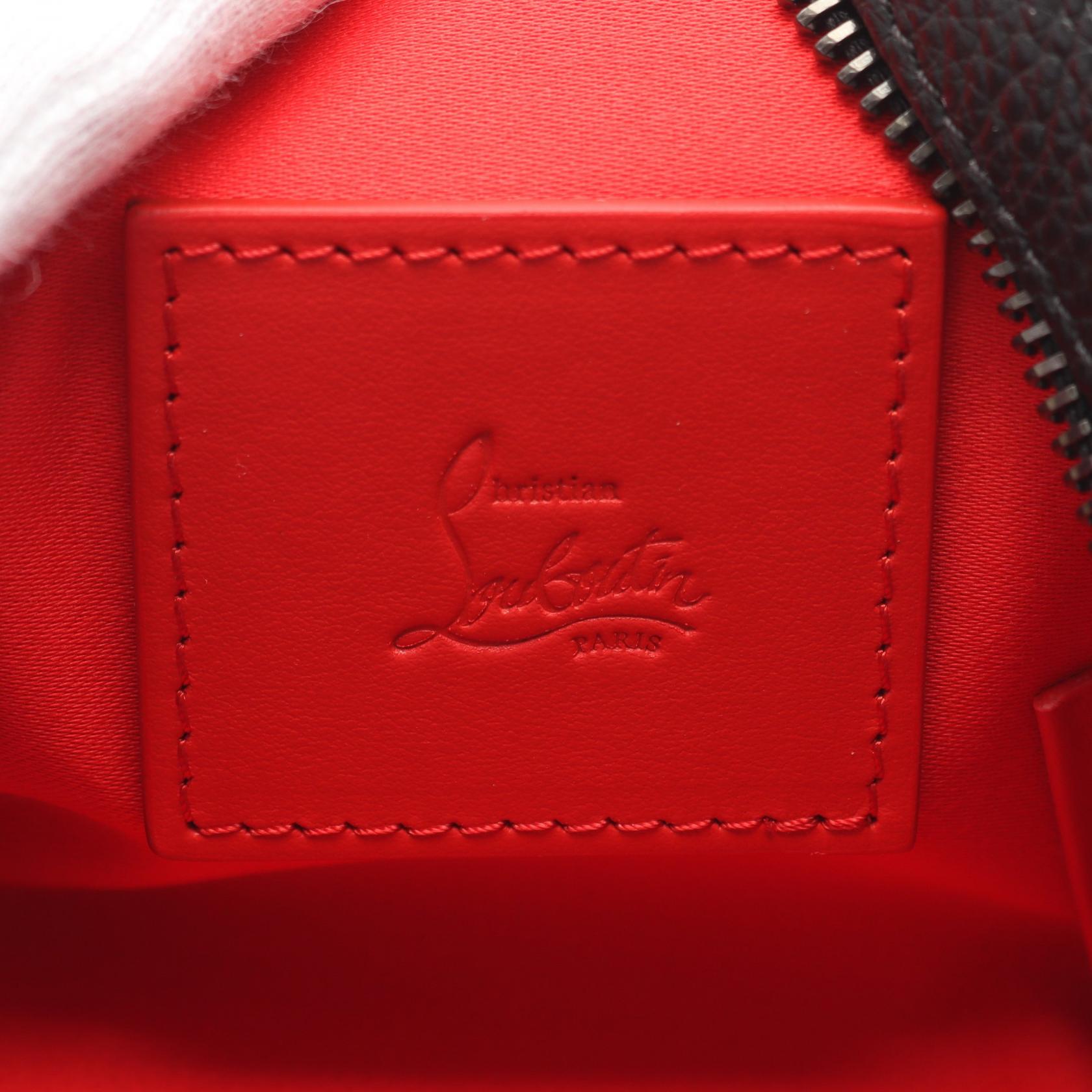 Christian Louboutin ♪ Funky バッグ 1255054B078 Christian Louboutin FUNKY Hand second bag pouch 1255054B078