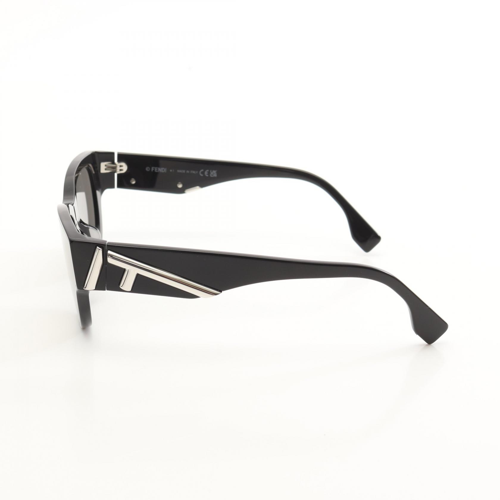 FENDI FIRST sunglasses eyewear 40135F 01A acetate Black NEW 