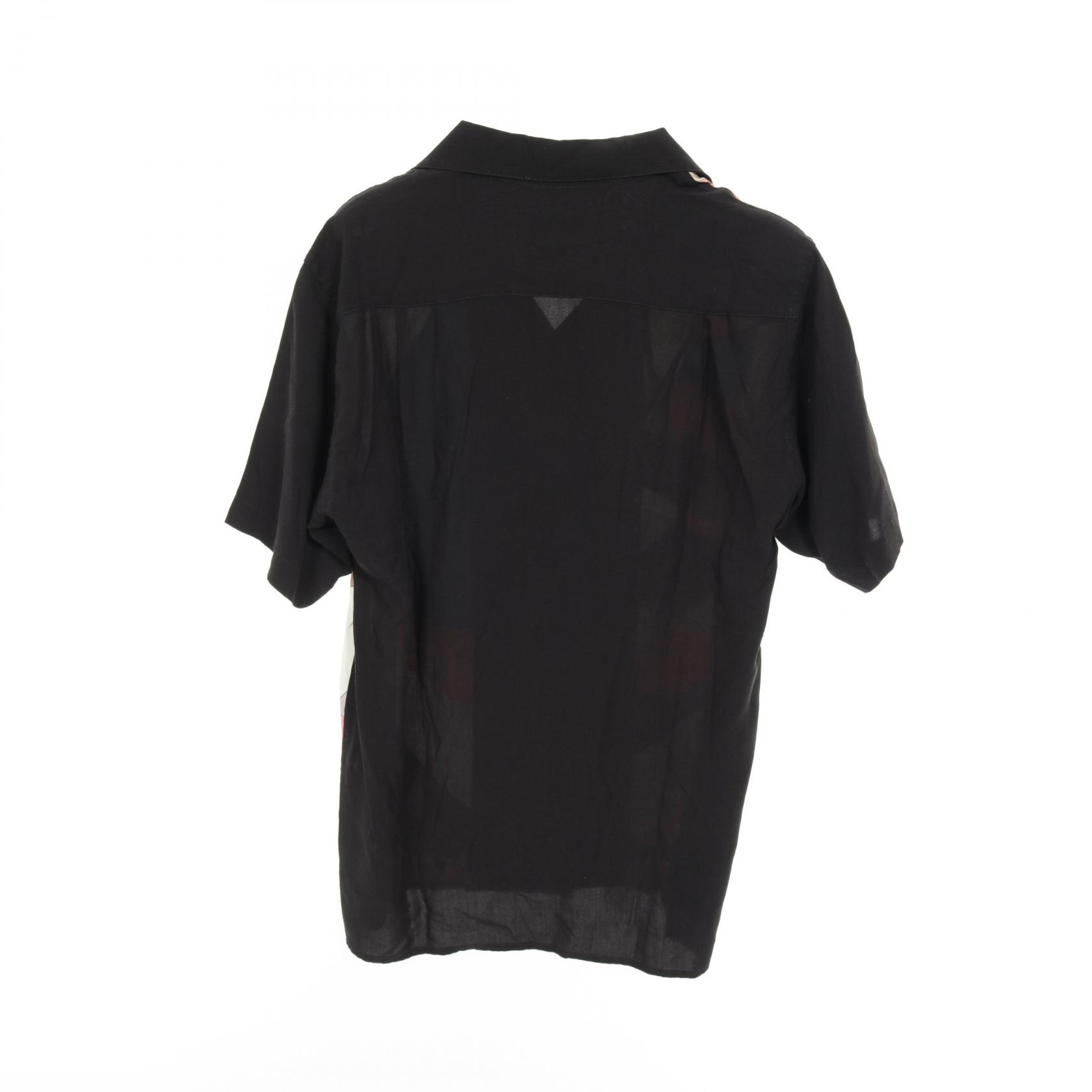 Supreme EMILIO PUCCI S/S Shirt #S tops Rayon Black Multicolor Used
