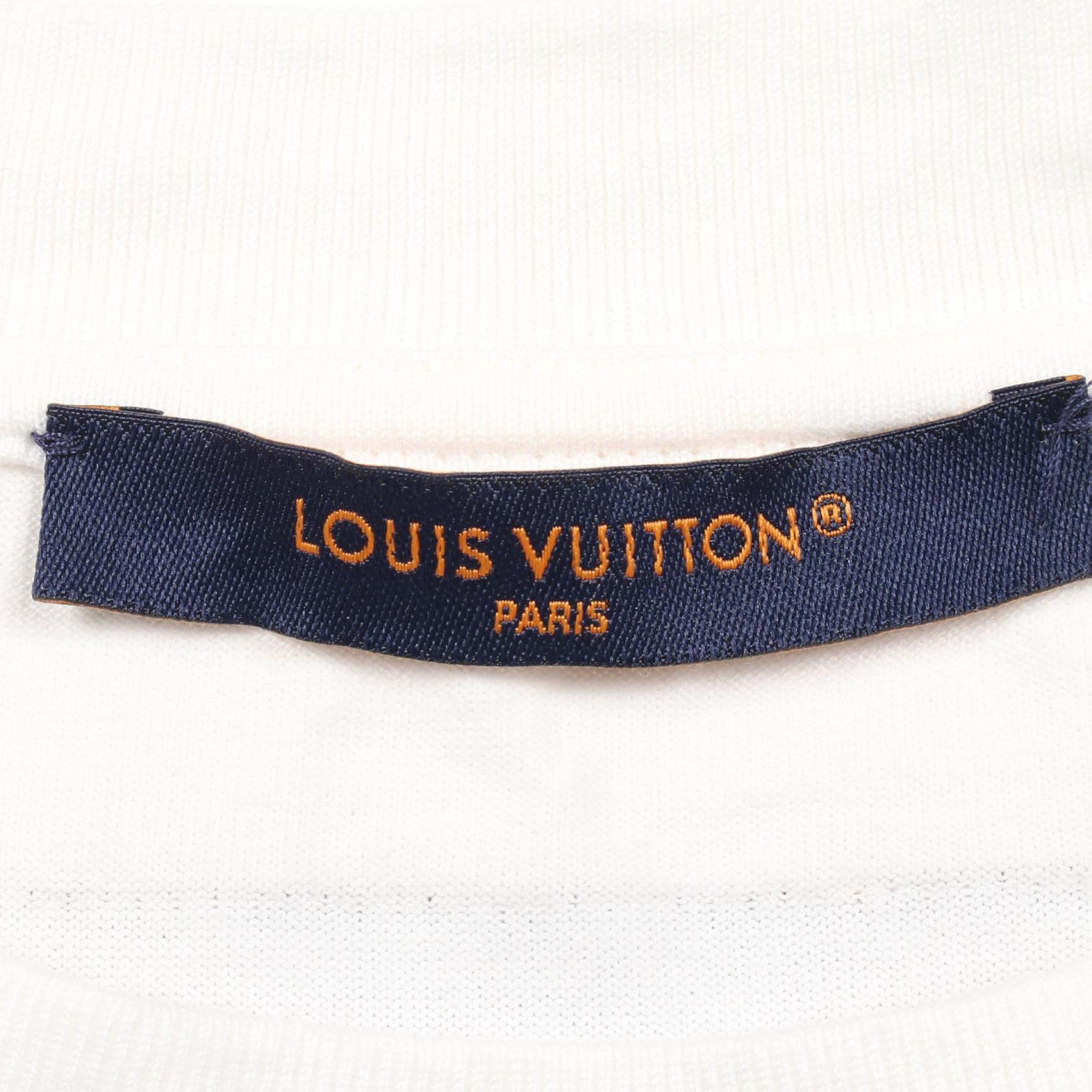LOUIS VUITTON Hybrid Cotton T-shirt Tops RM232M NPG HPY10W