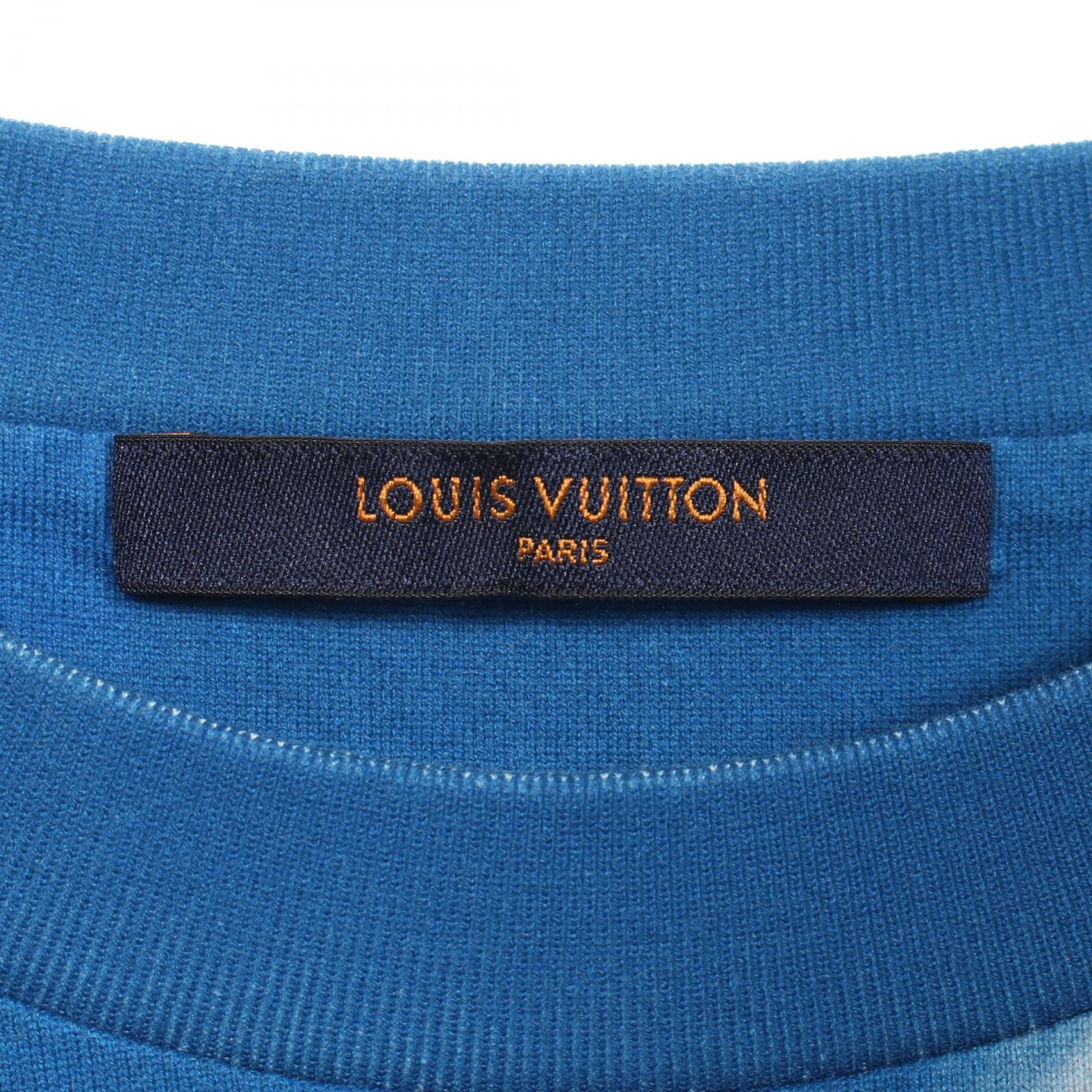 LOUIS VUITTON カットソー ルイヴィトン モノグラム 長袖カットソー ポリアミド混 ブラウン