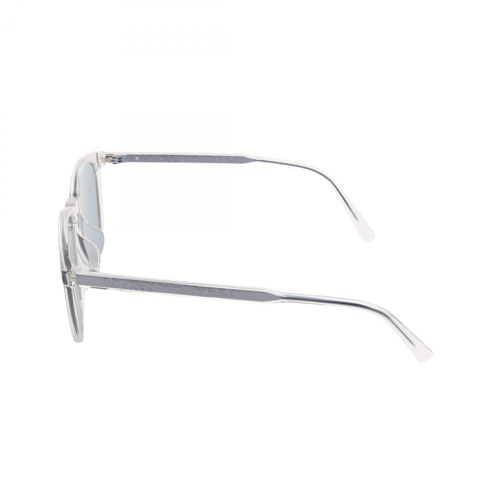 NEW DIOR SUNGLASSES INDIOR S1F 85B7 UNISEX TRANSPARENT EYEWEAR DIOR Dior Oblique S1F Transparent Black Square Sunglasses | DIOR main image 2