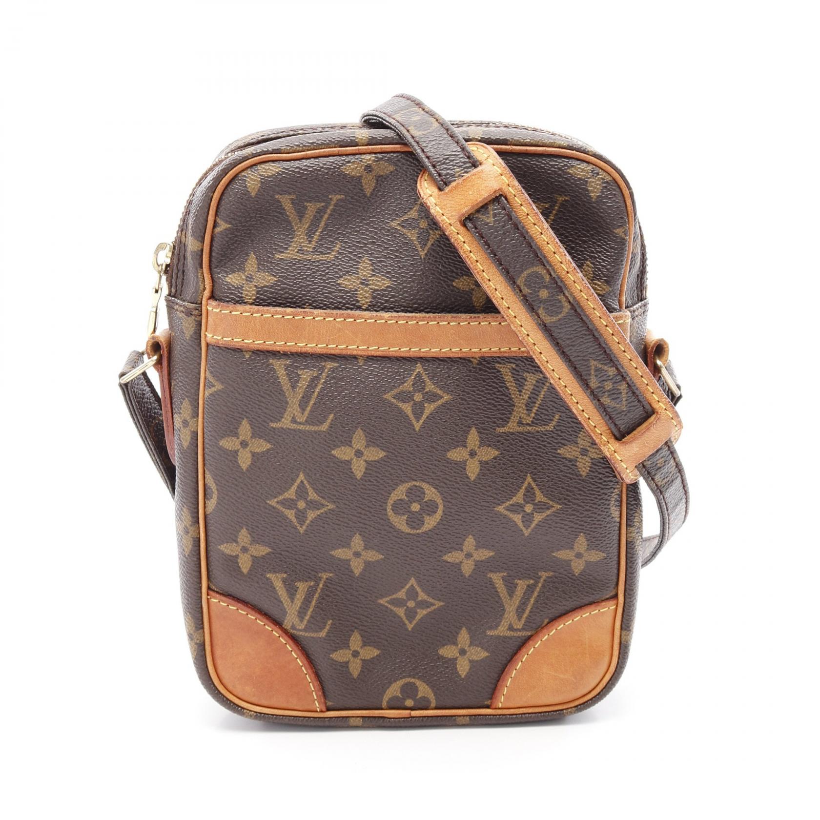 Danube Monogram Canvas Shoulder Crossbody Bag LOUIS VUITTON Monogram Canvas Danube Crossbody Bag main image 2