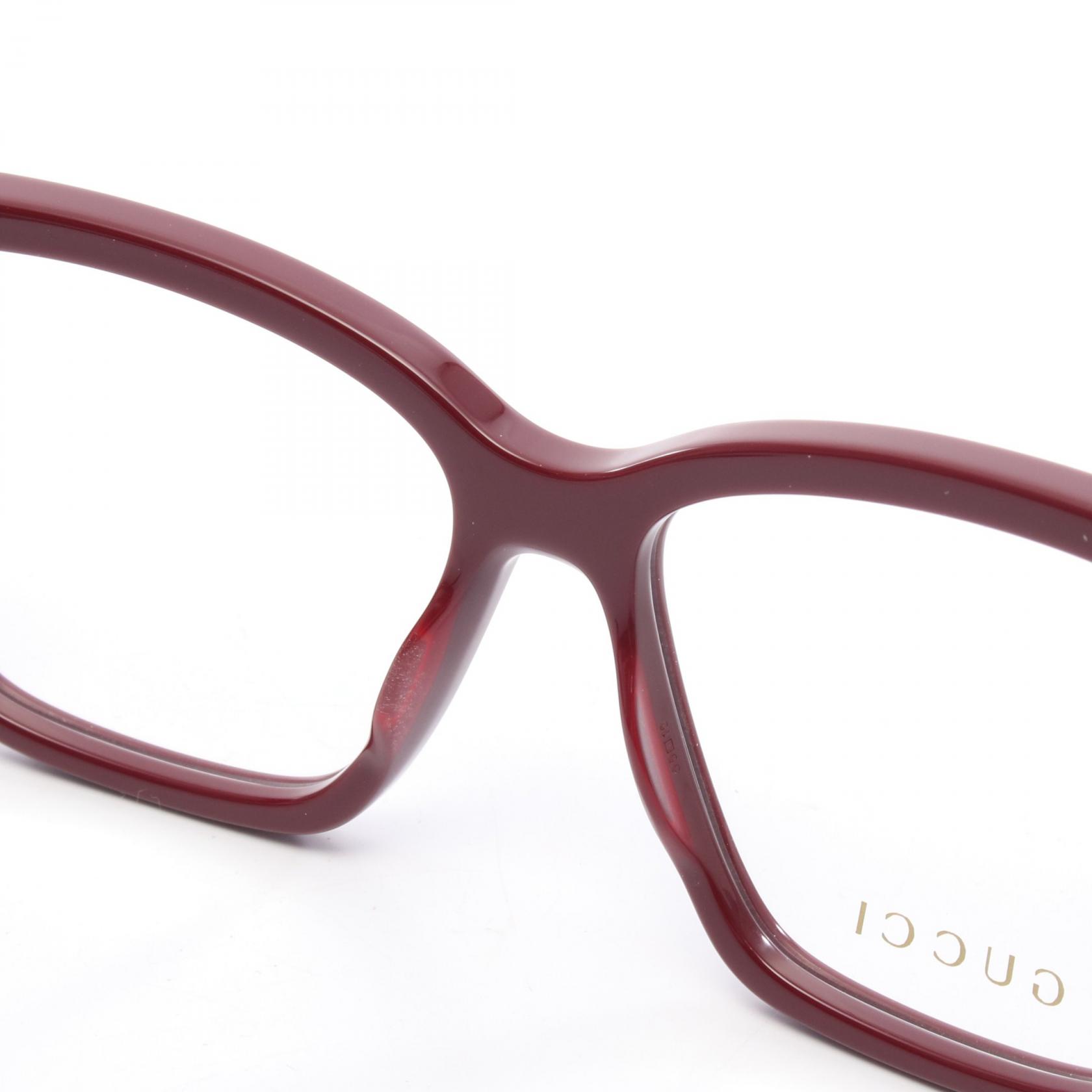 GUCCI Interlocking G Glasses GG1302O Plastic Bordeaux Beige  display picture 1
