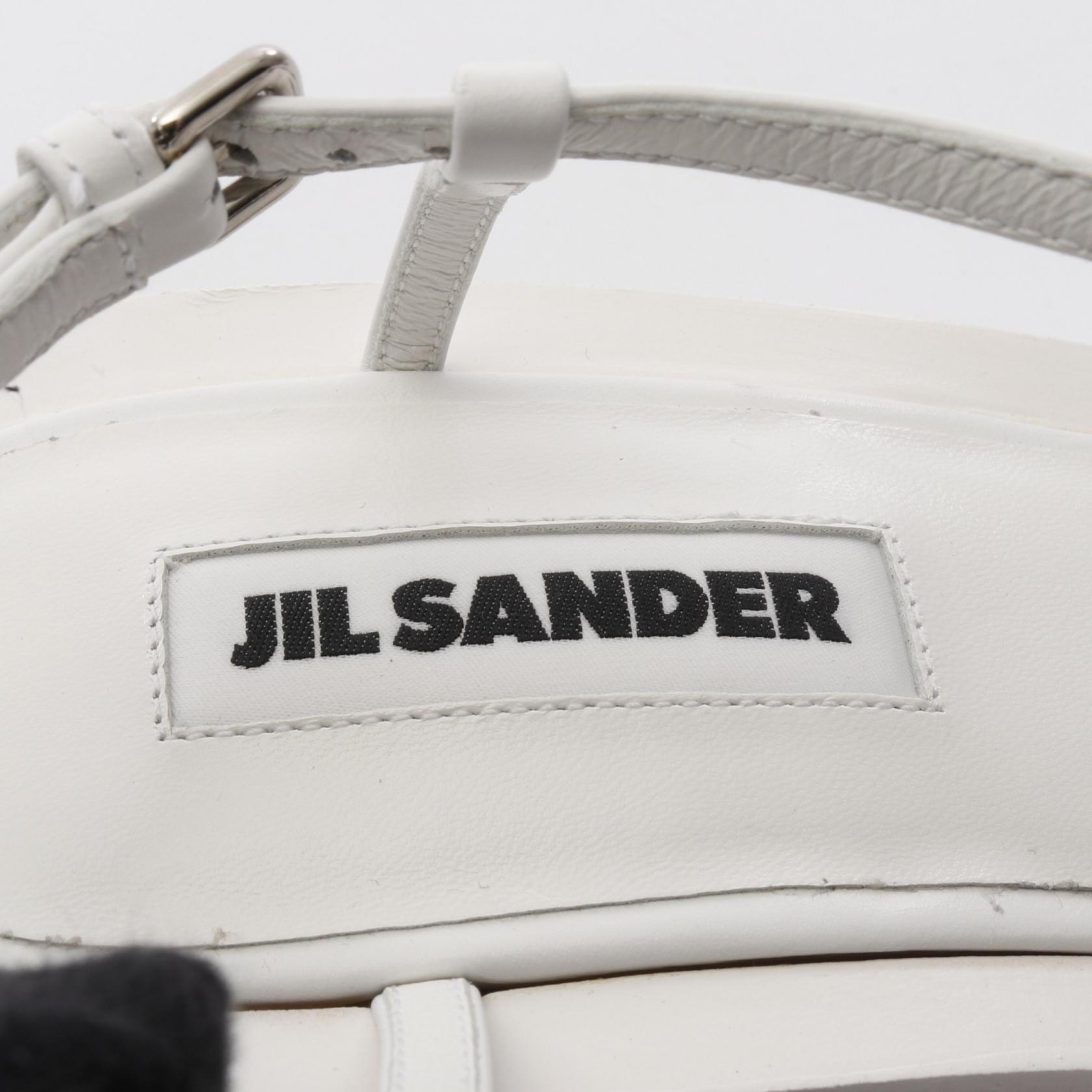 JIL SANDER Multi-strap Sandals leather White Size 37 Used Women | eBay