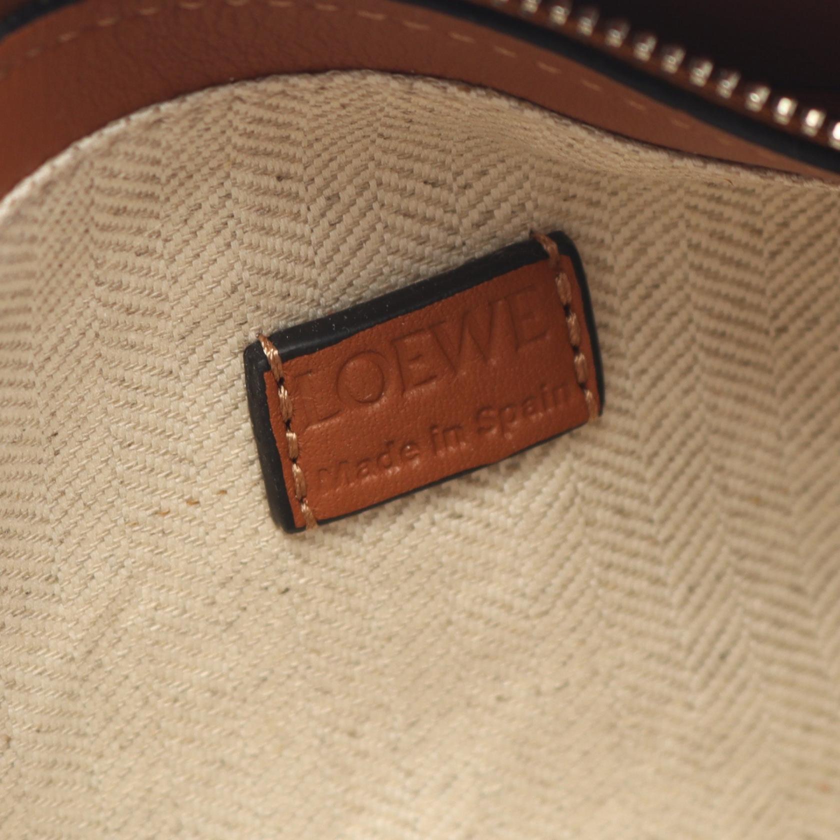 LOEWE Puzzle Bum Mini Waist Bag B510EB1X032530 Leather Brown NEW