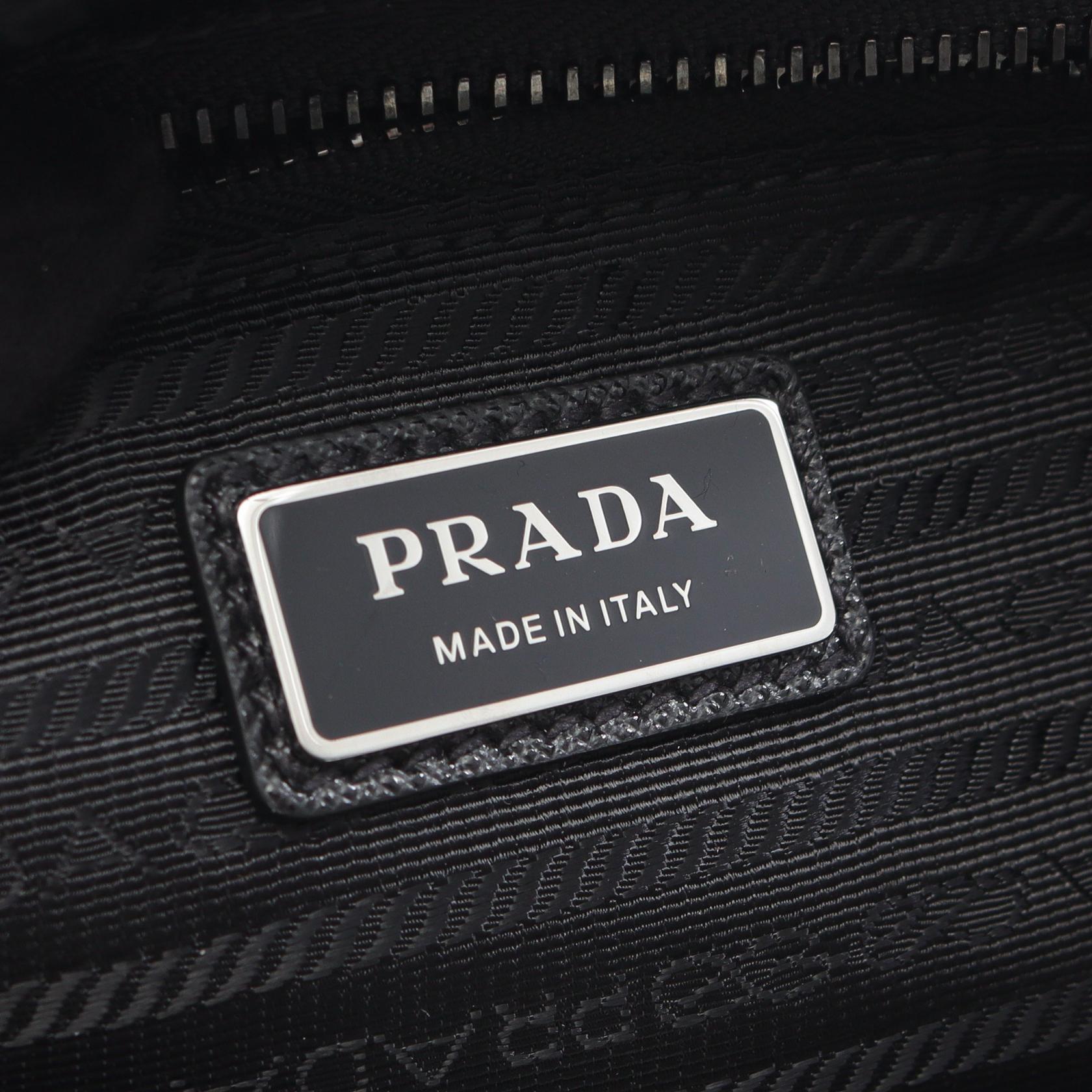 PRADA RE-NYLON TESSUTO+SAFFIANO Waist Belt Bum Bag 2VL033F0002