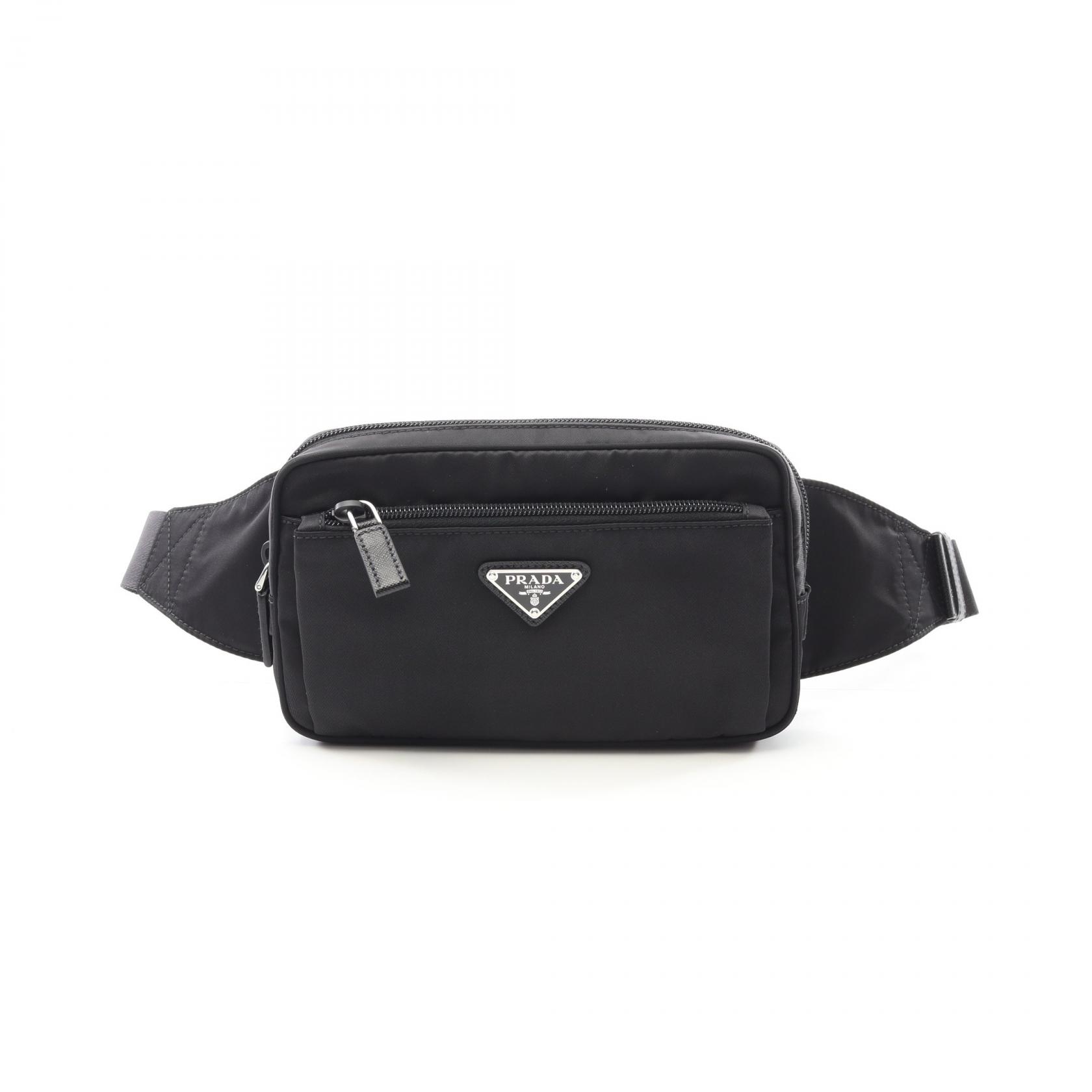 PRADA プラダ　バック　ウエストバック PRADA TESSUTO Waist belt bag 2VL977F0002 Nylon Black NEW mens | eBay