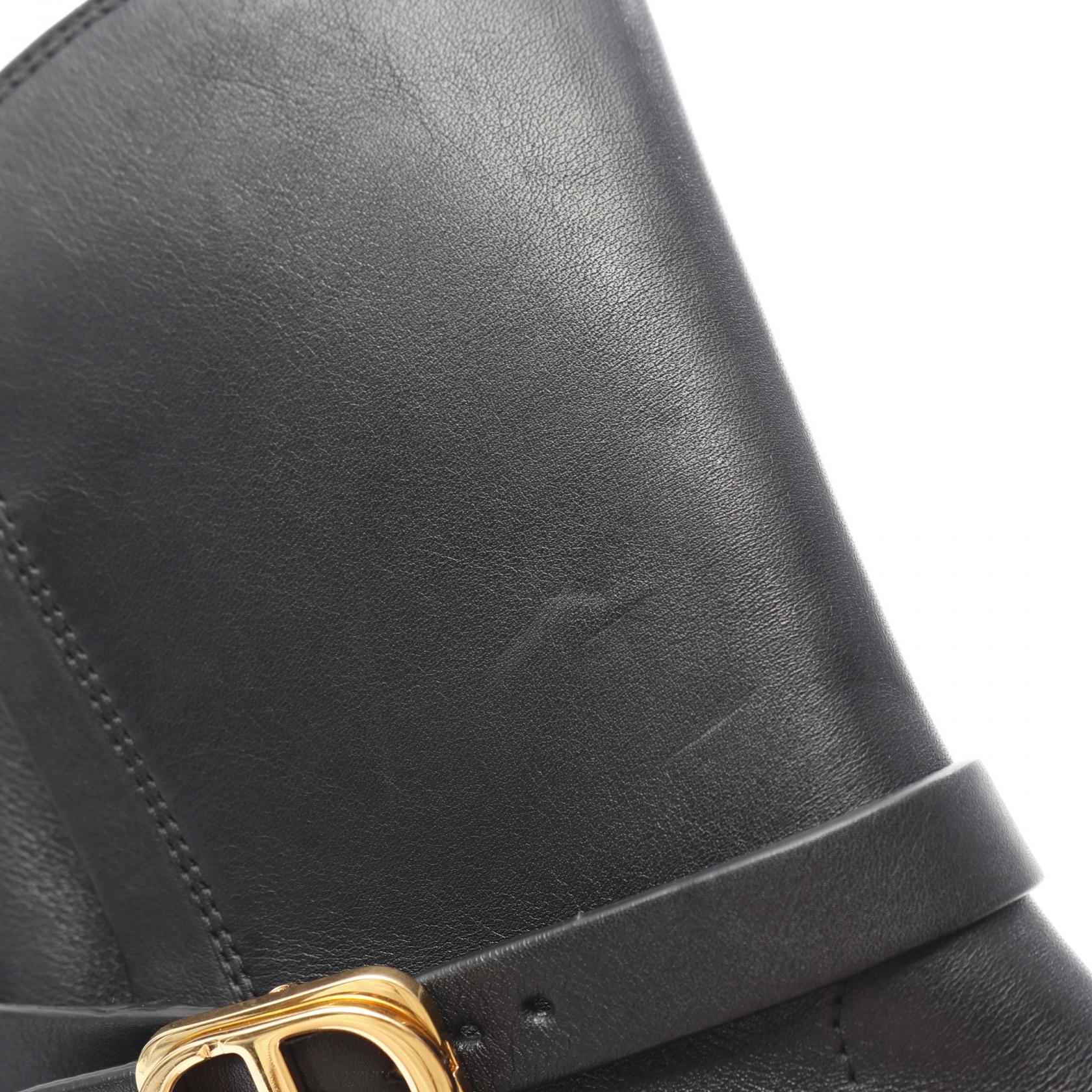 Christian Dior EMPREINTE Short Boots leather Black Size 38 D Used