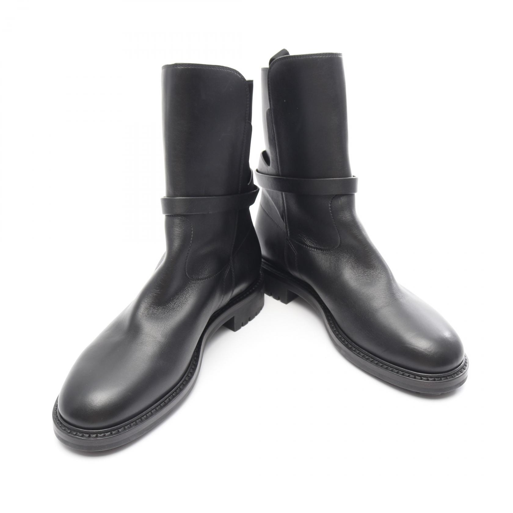 Christian Dior EMPREINTE Short Boots leather Black Size 38 D Used