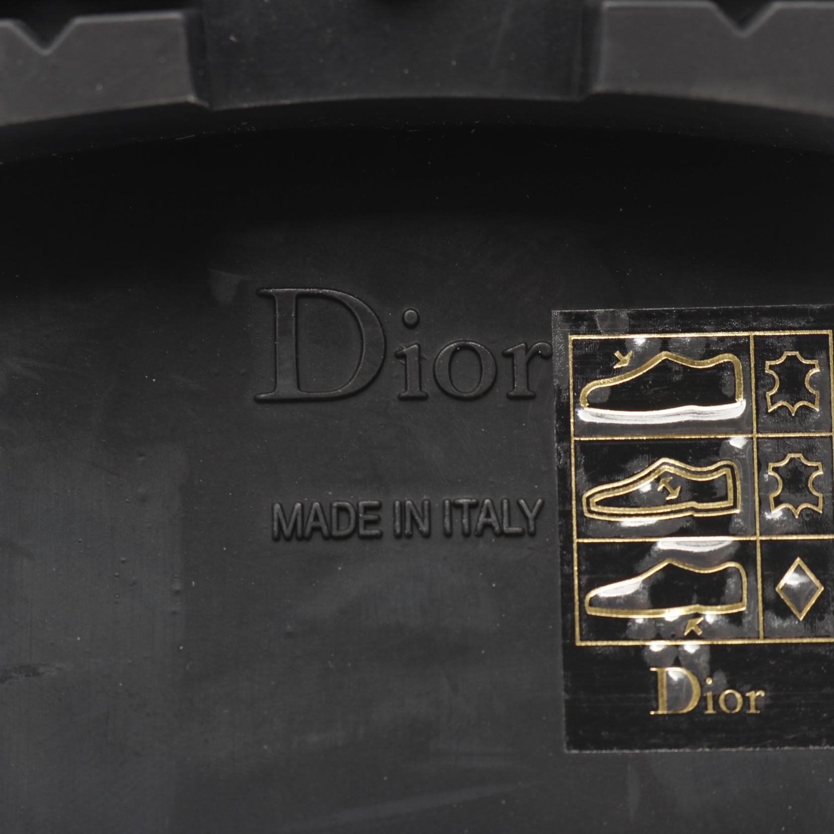 Christian Dior EMPREINTE Short Boots leather Black Size 38 D Used