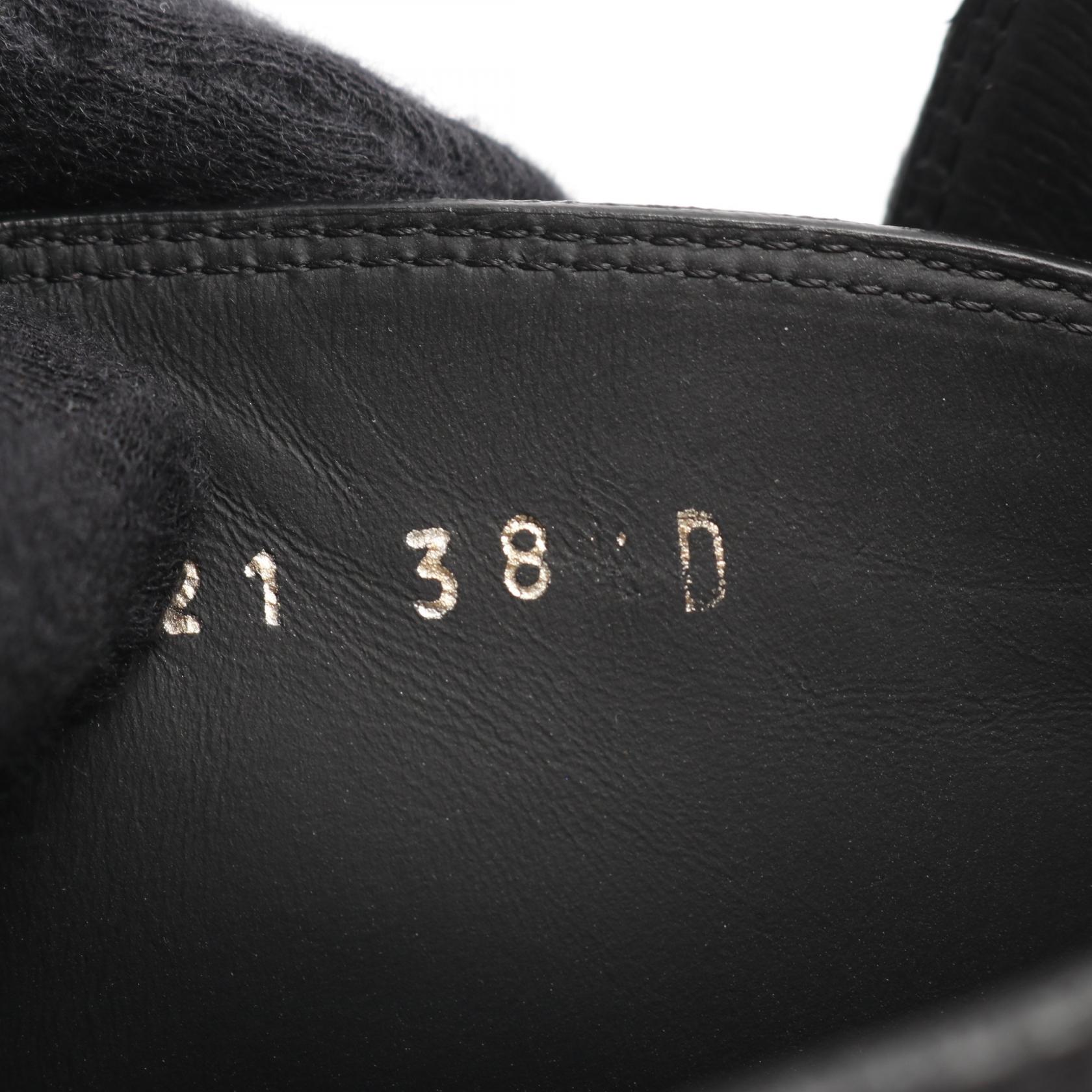 Christian Dior EMPREINTE Short Boots leather Black Size 38 D Used