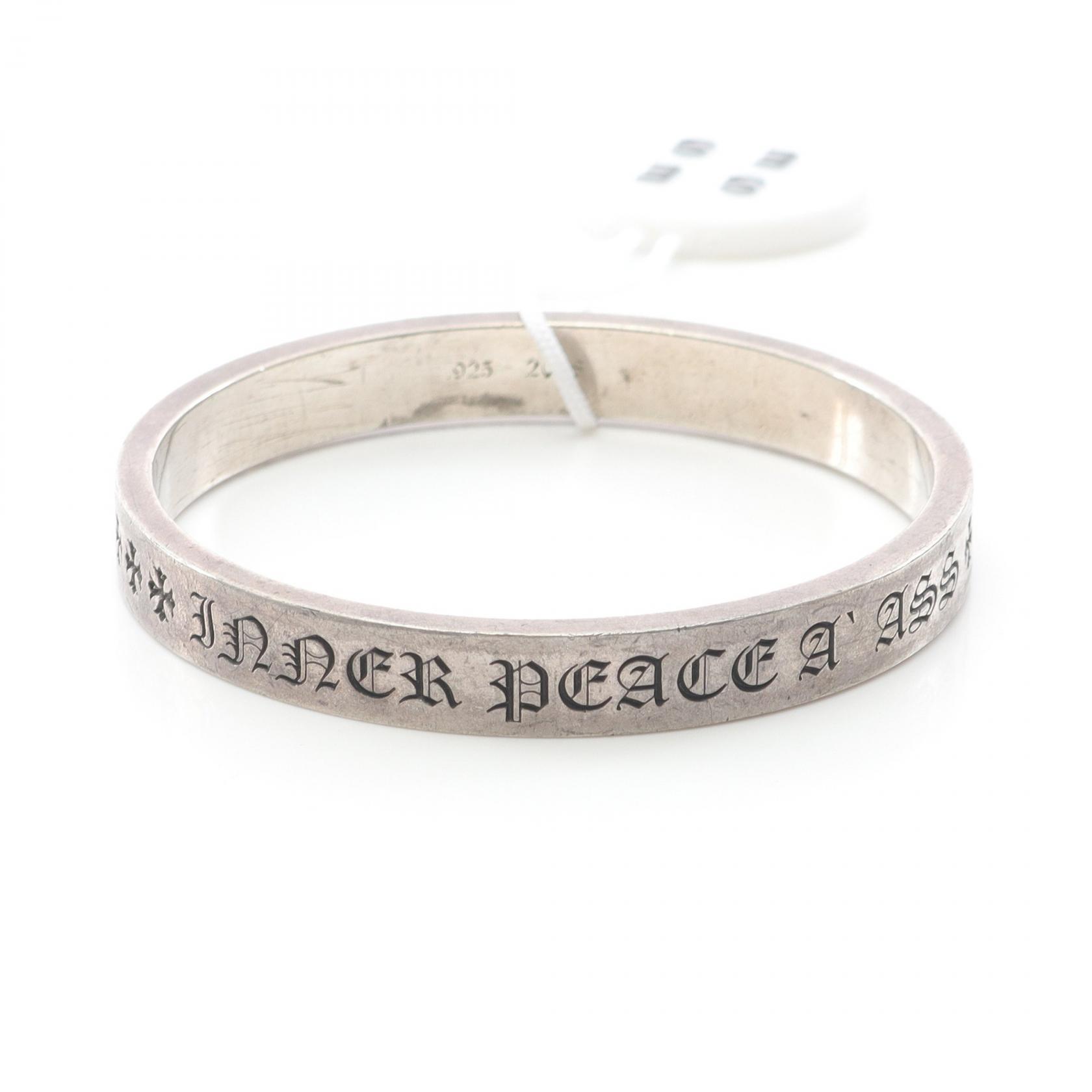 CHROME HEARTS SPACER 9mm Bangle Plain Silver925 Used mens | eBay