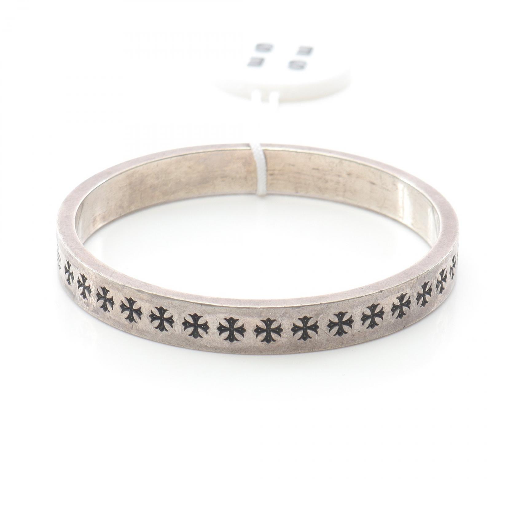 CHROME HEARTS SPACER 9mm Bangle Plain Silver925 Used mens | eBay