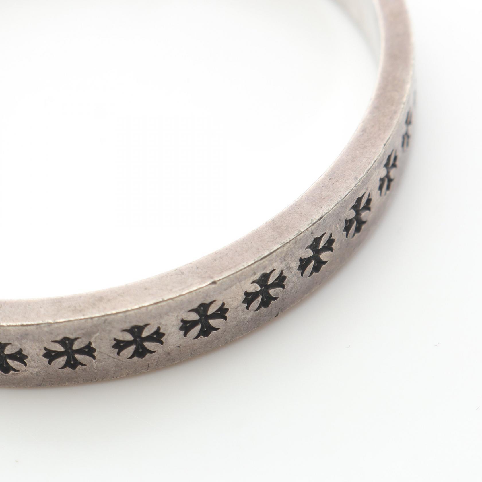 CHROME HEARTS SPACER 9mm Bangle Plain Silver925 Used mens | eBay