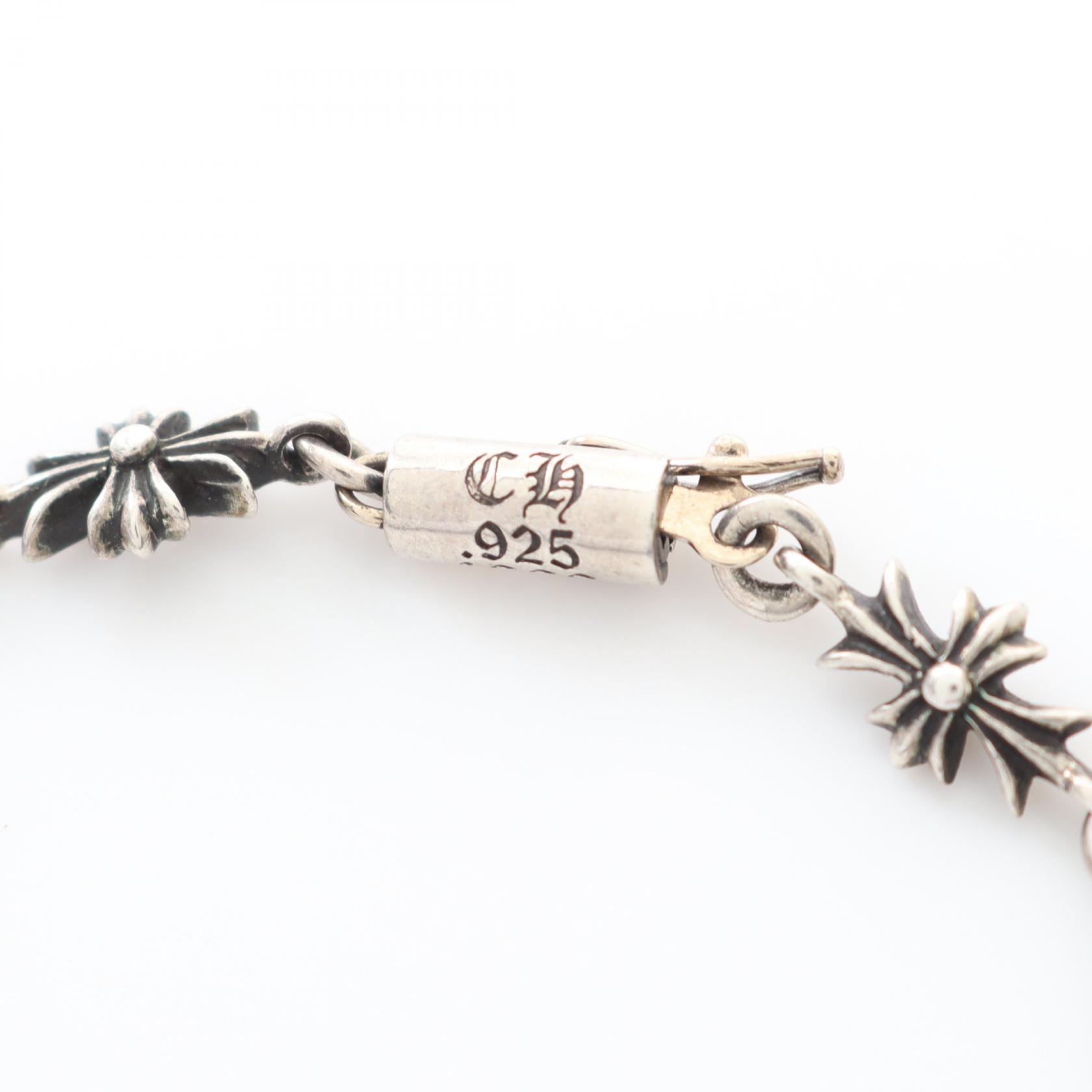 CHROME HEARTS Tiny E CH Plus Bracelet Silver925 Used mens | eBay