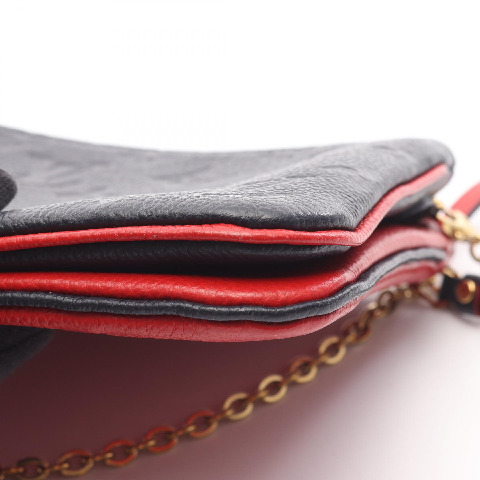 LOUIS VUITTON Pochette Double zip Shoulder Bag M63916 Monogram
