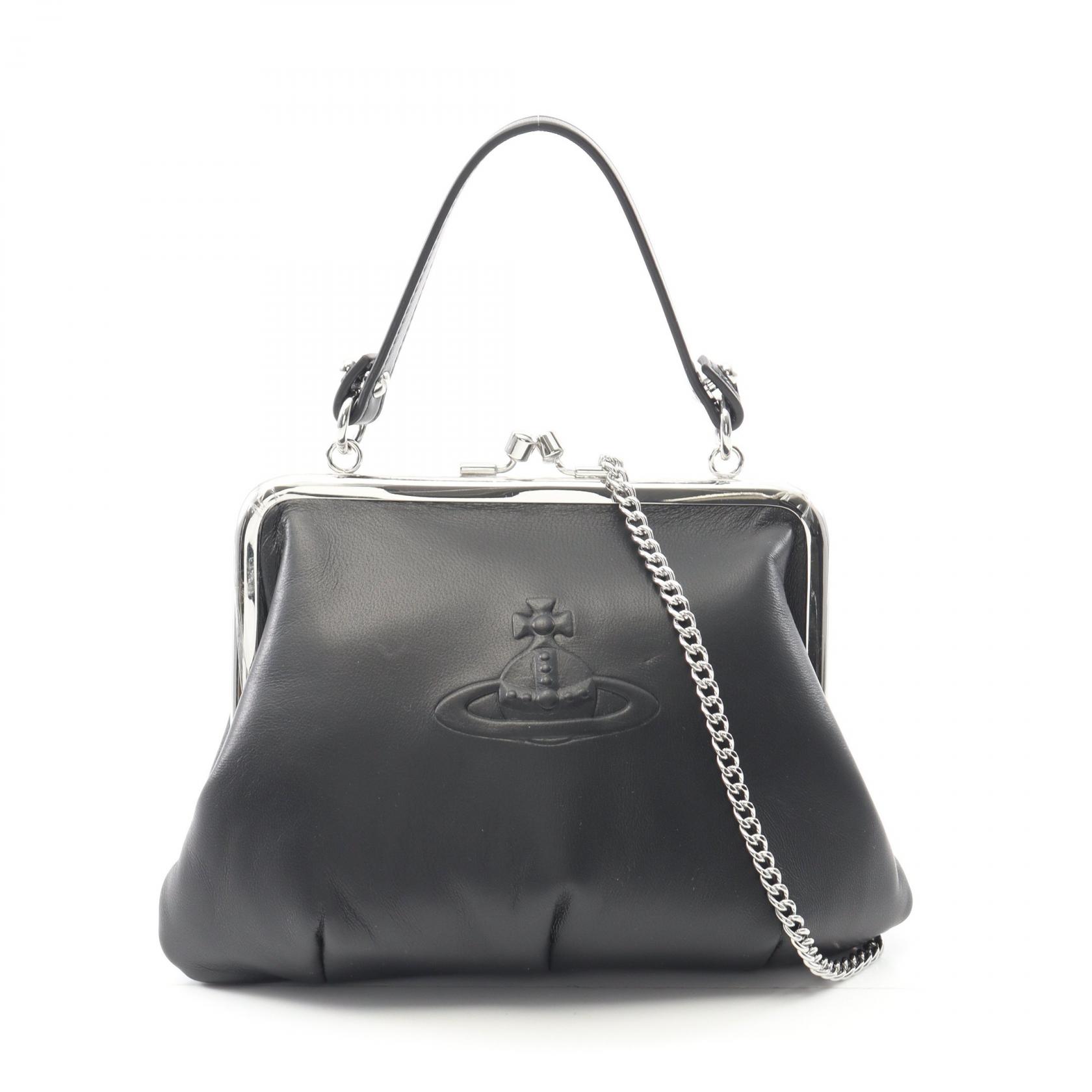 Vivienne Westwood Red Label GRANNY Chain Shoulder Bag Polyurethane