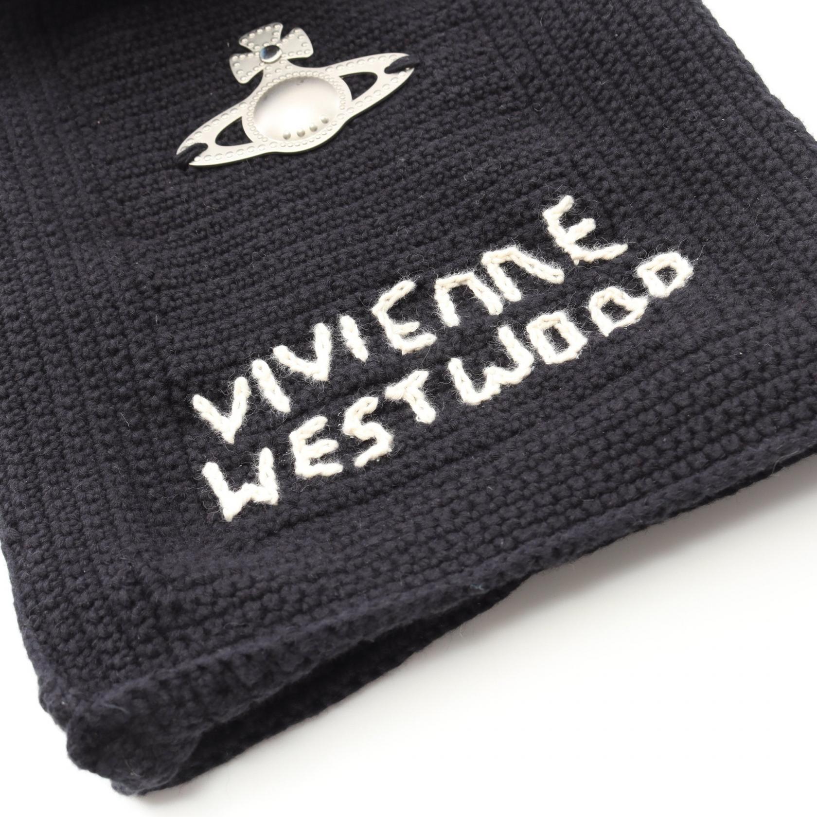 Vivienne Westwood Mabel Crochet Tote Small Shoulder Bag Canvas