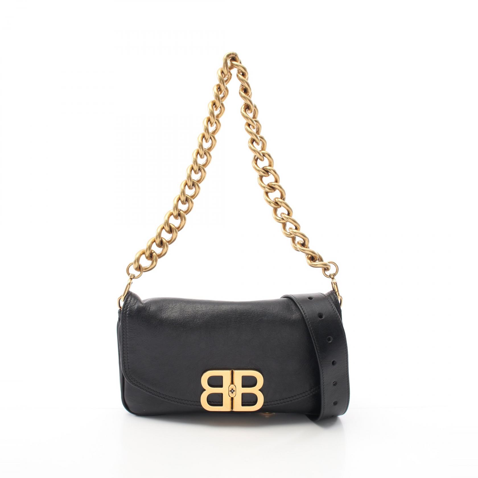 BALENCIAGA BB SOFT Small Crossbody Chain Shoulder Bag 748598