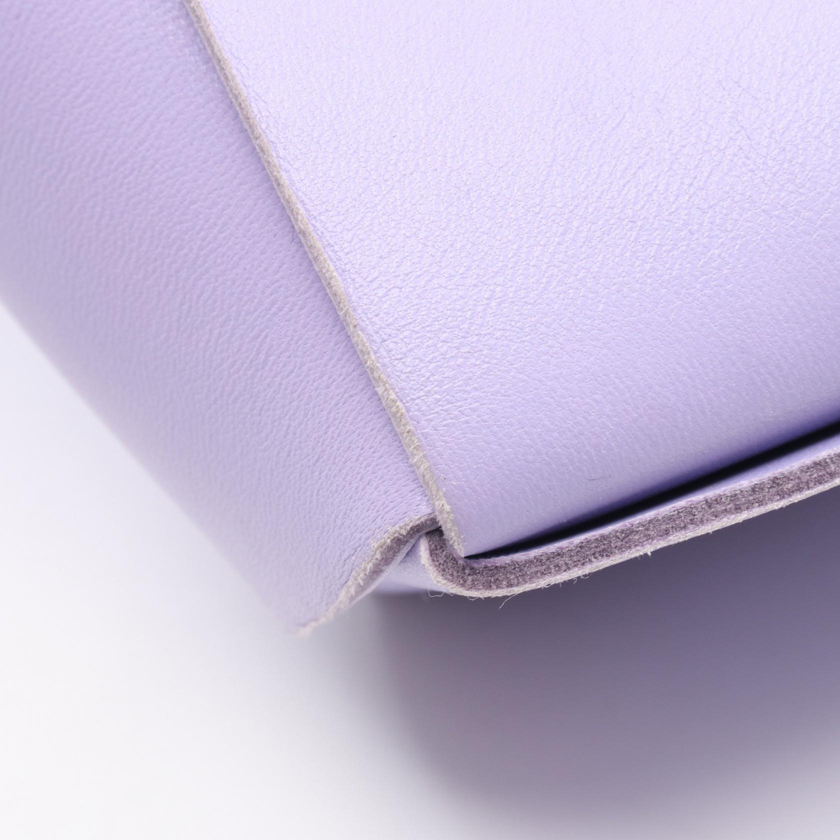 BOTTEGA VENETA アルコ ショルダー ハンドバッグ 2WAY 紫 BOTTEGA VENETA Mini Arco 2Way Shoulder Tote Handbag Leather Purple