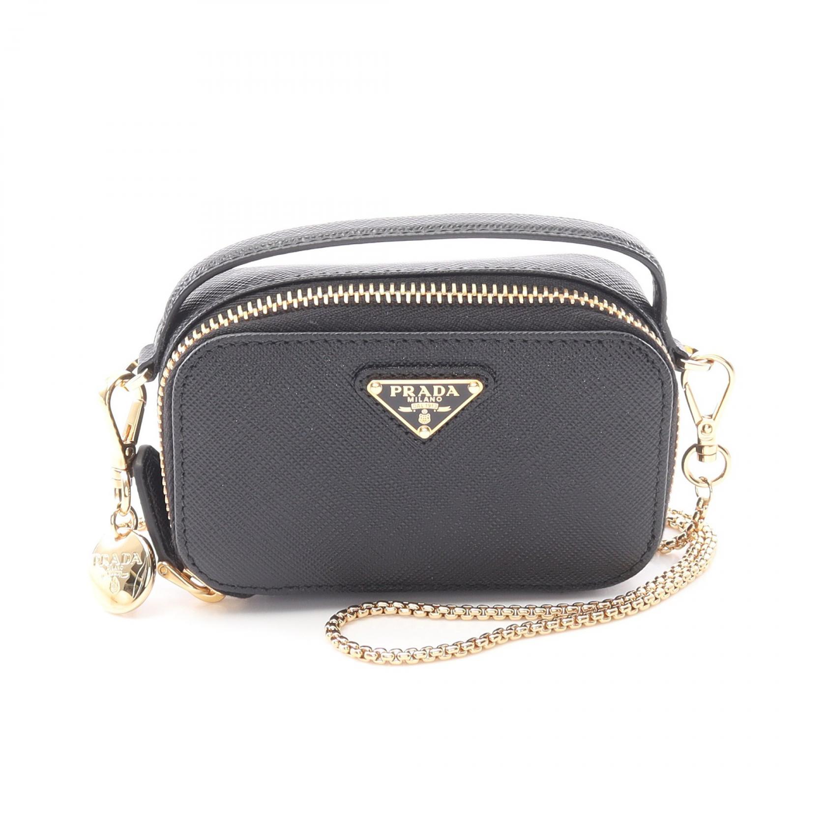 PRADA Triangle Mini Crossbody Shoulder Bag 1NR025 Saffiano