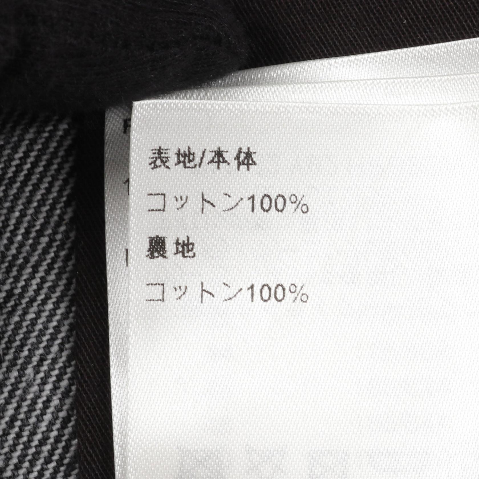 LOUIS VUITTON Monogram flower Denim pants cotton Gray Women LV #36