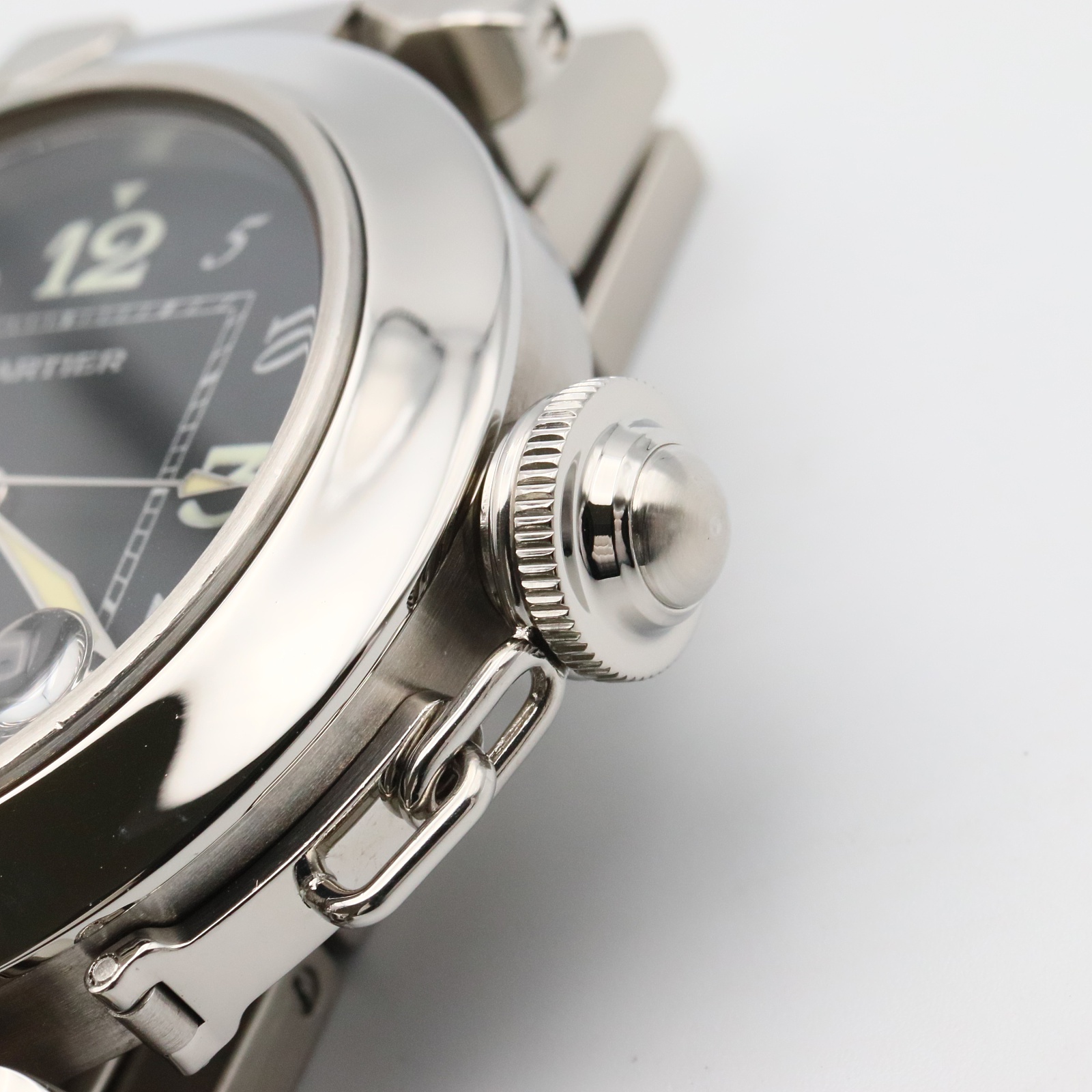 Cartier Pasha C Boys Watch Cartier Pasha C W31015M7 Date Automatic White Dial Boys  main image 2