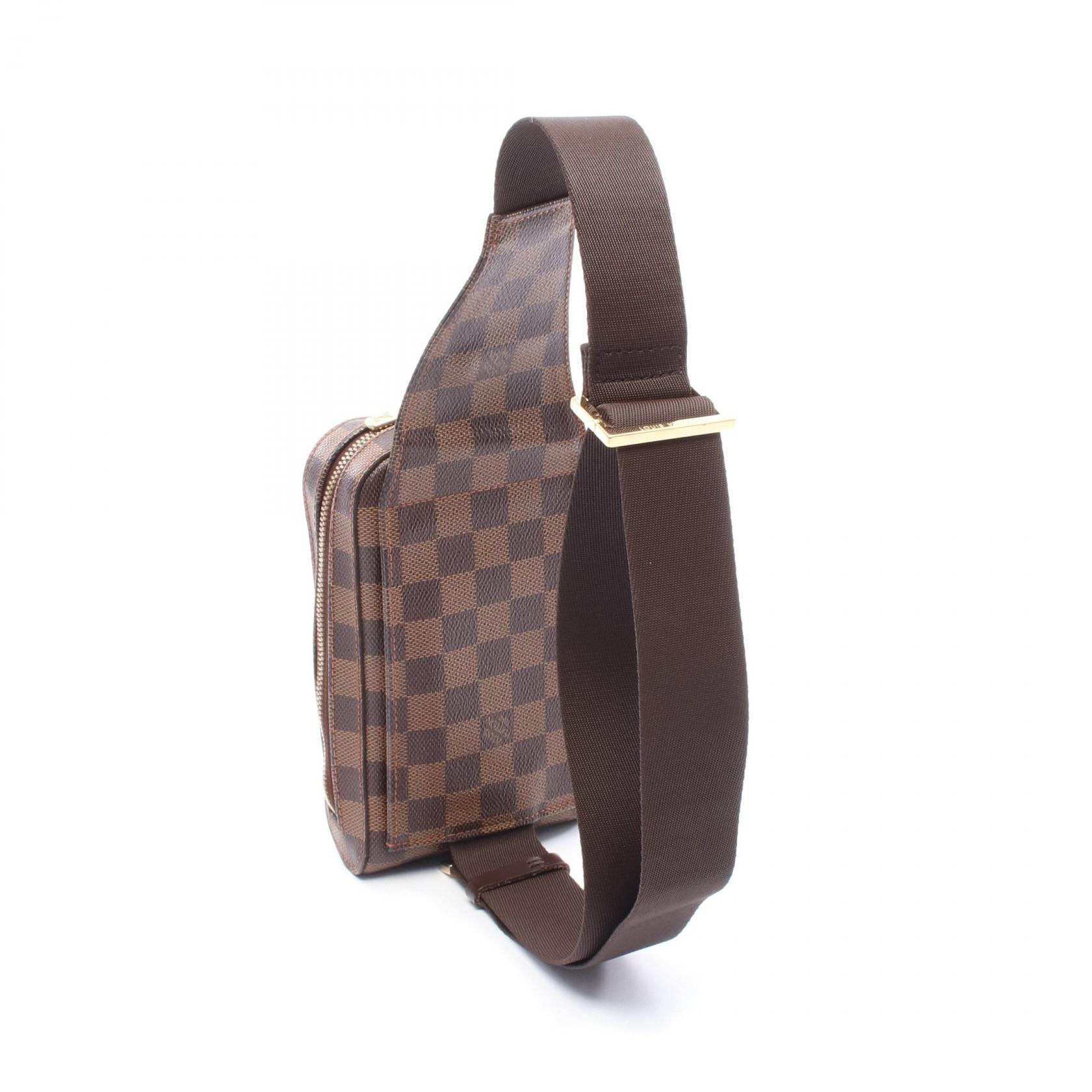 LOUIS VUITTON Geronimos Waist bag N51994 Damier canvas Brown  display picture 1