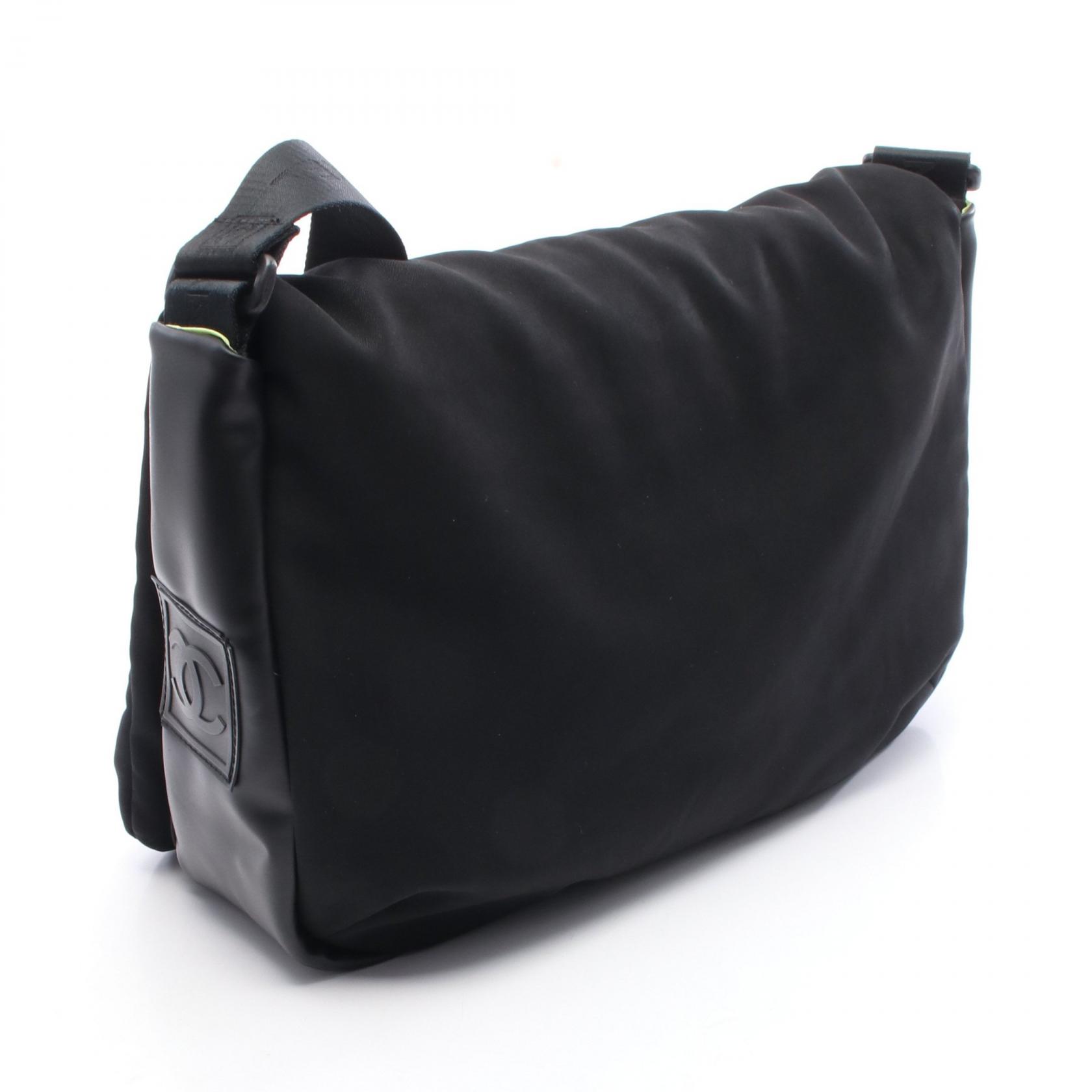 CHANEL Sports line COCO Mark Shoulder Bag A26709 Nylon rubber