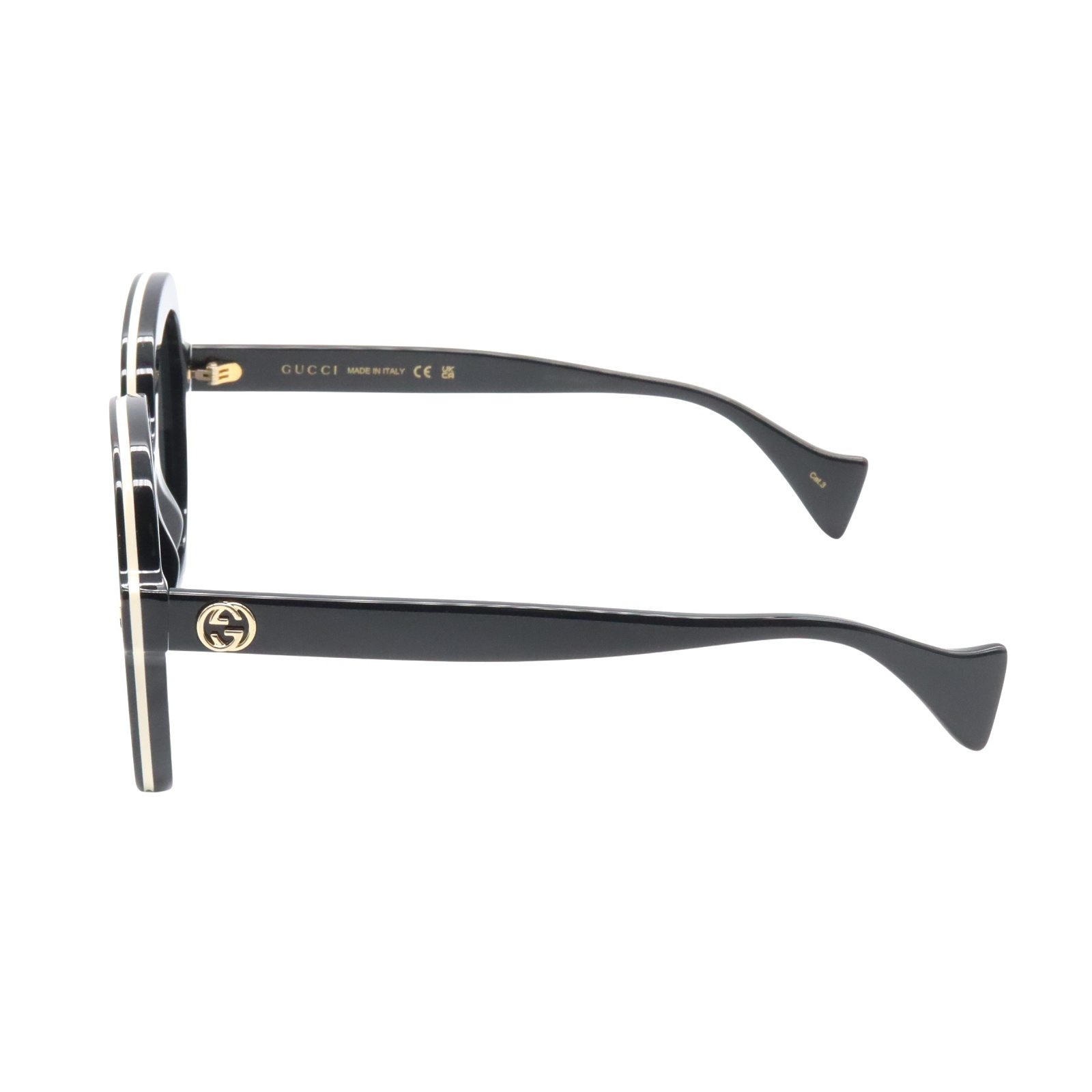 GUCCI Sunglasses Eyewear GG1240S-001/INT/SUN Plastic Black  display picture 3