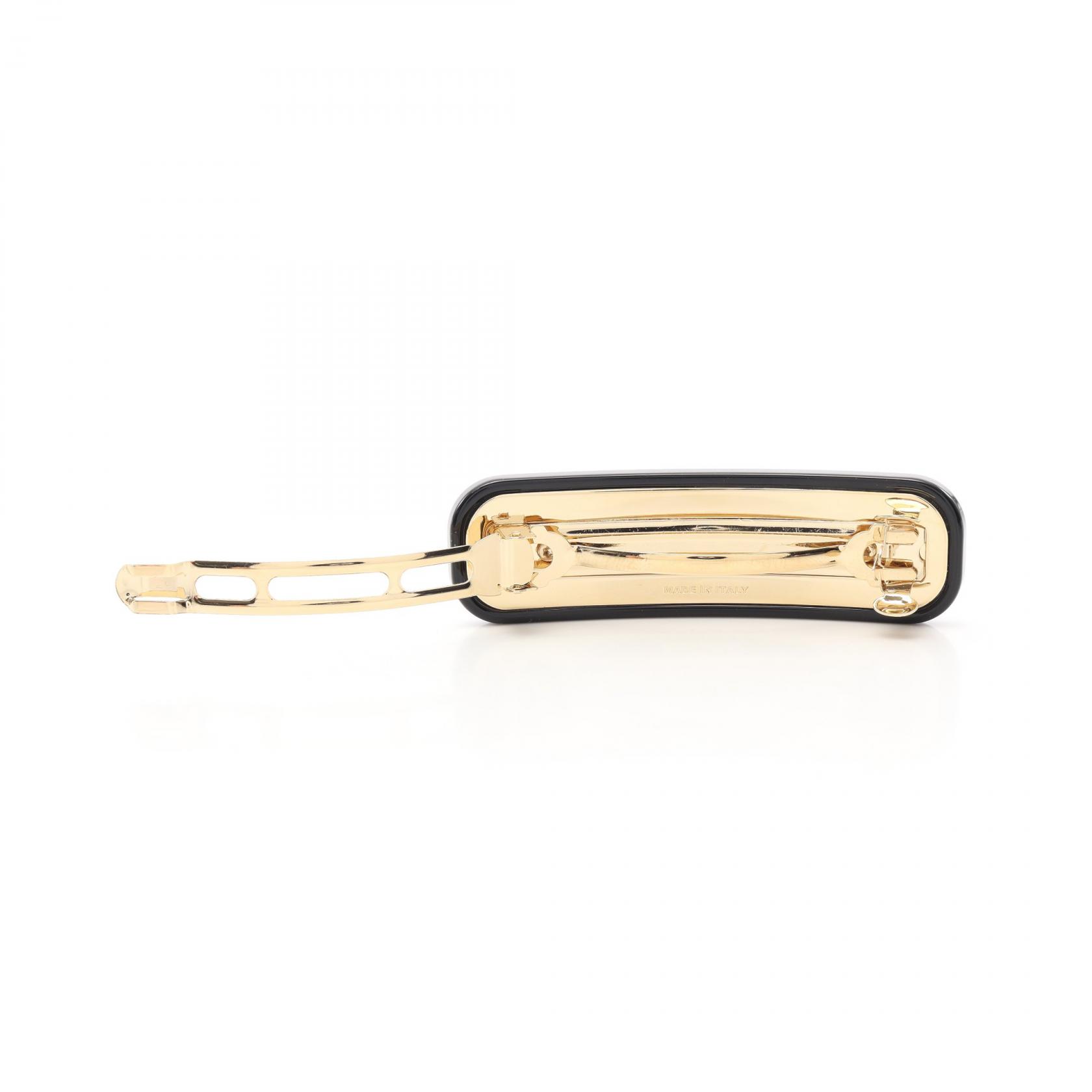 Miu Miu barrette hair clip 5IF0712F72F0967 Gold Plated Plastic