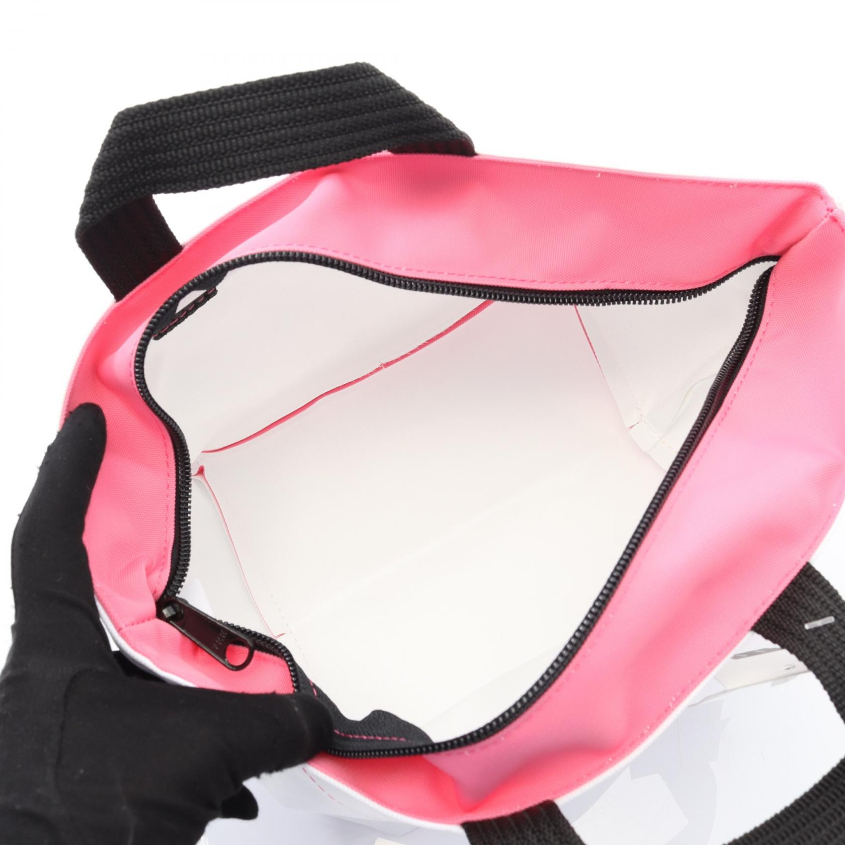 Herve Chapelier Nylon boat shaped tote S hand Bag 901N 01 56 blanc