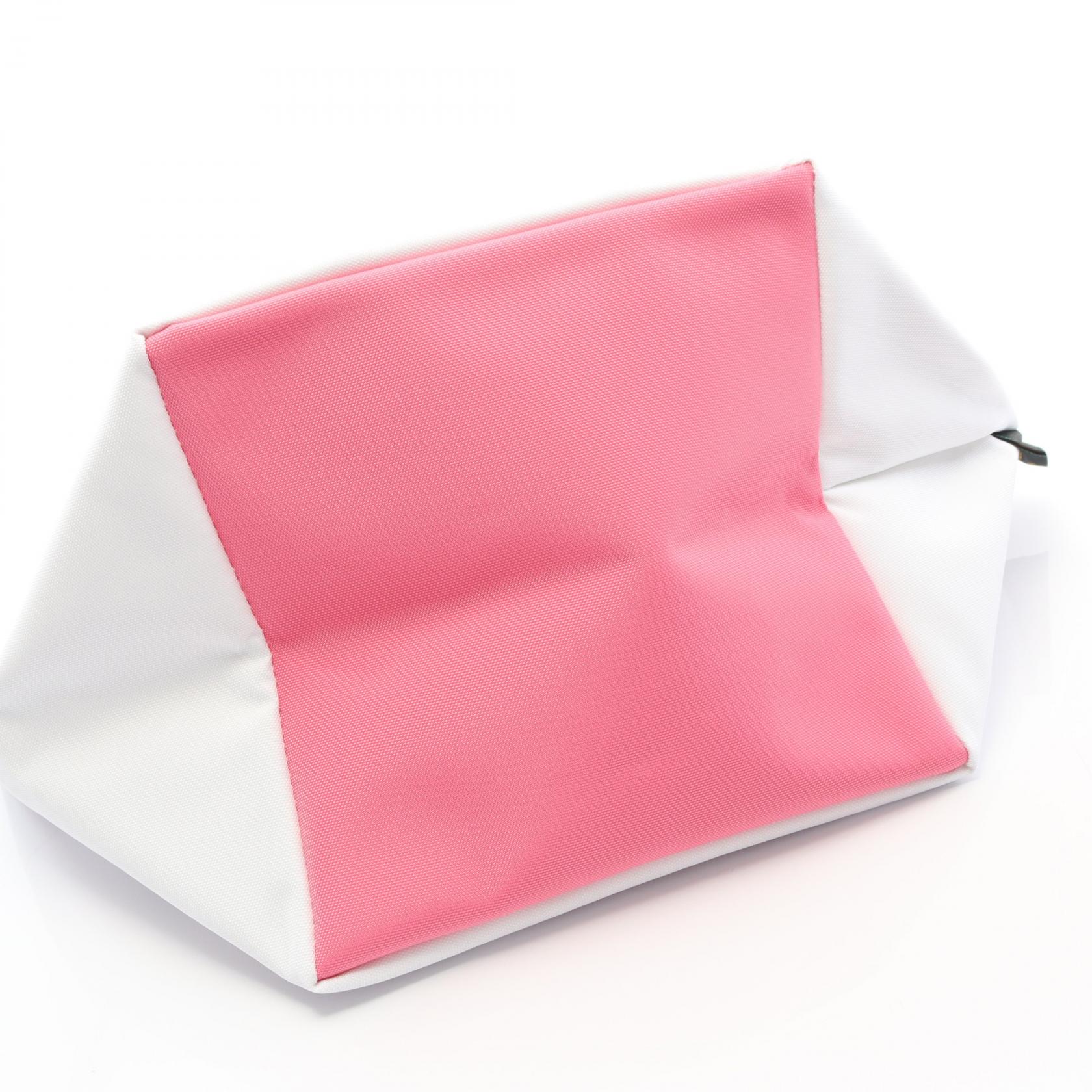 Herve Chapelier Nylon boat shaped tote S hand Bag 901N 01 56 blanc