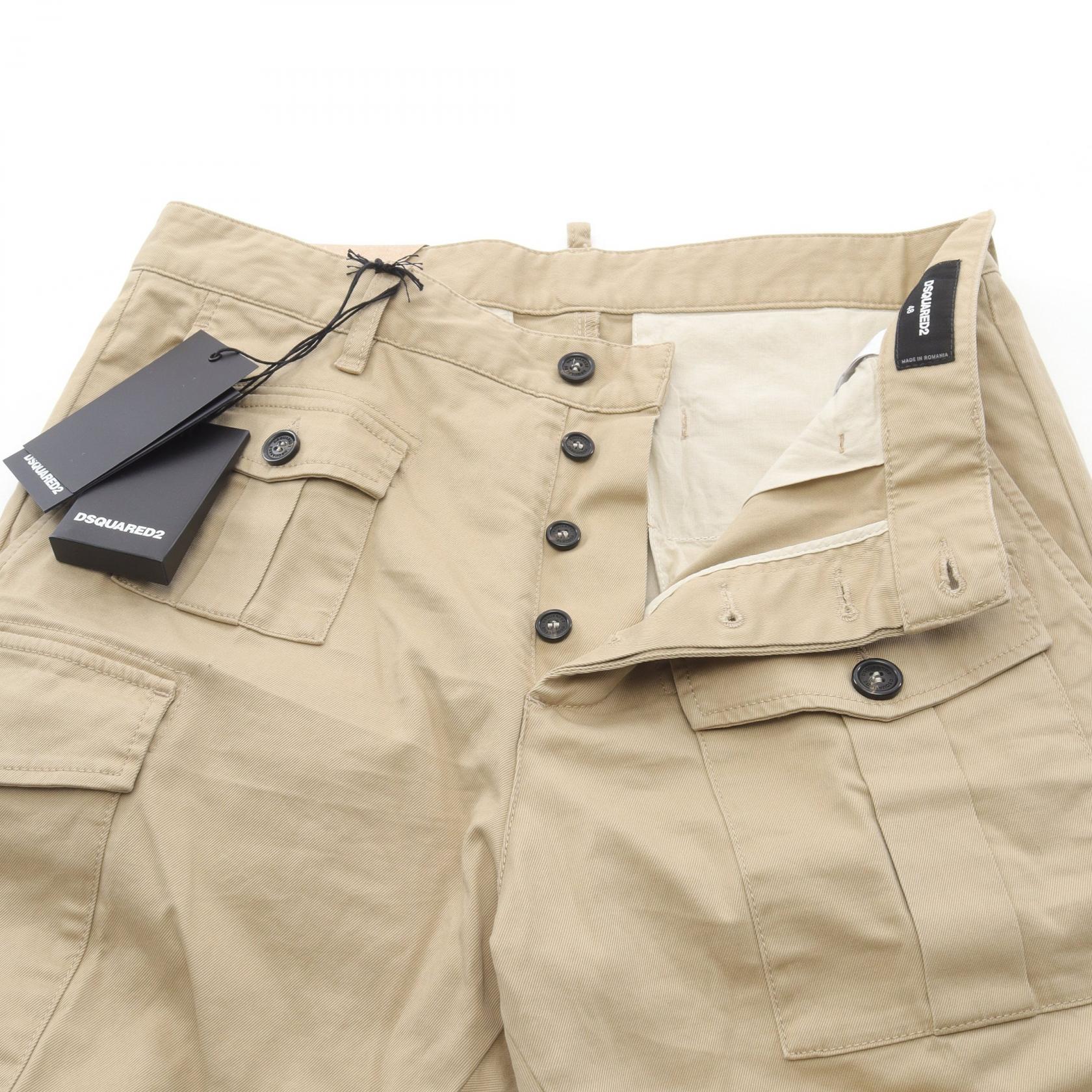 DSQUARED2 SEXY CARGO PANTS カーゴパンツ 48 DSQUARED2 Sexy Cargo Pants #48 S74KB0818S3902111148 cotton Beige