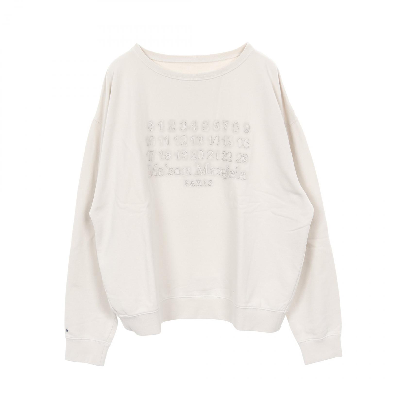Maison Margiela logo Sweat Knit S50GU0230M25017103M cotton Beige