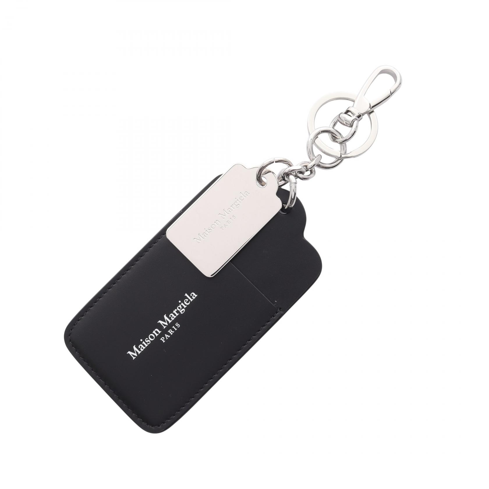 Maison Margiela Key Ring Holder SA2UA0013P4745T8013 leather Black