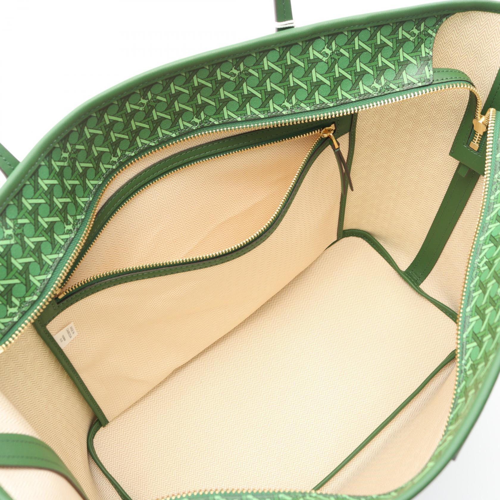 Tory Burch Ever ready Zip Tote shoulder Bag 145634367 canvas