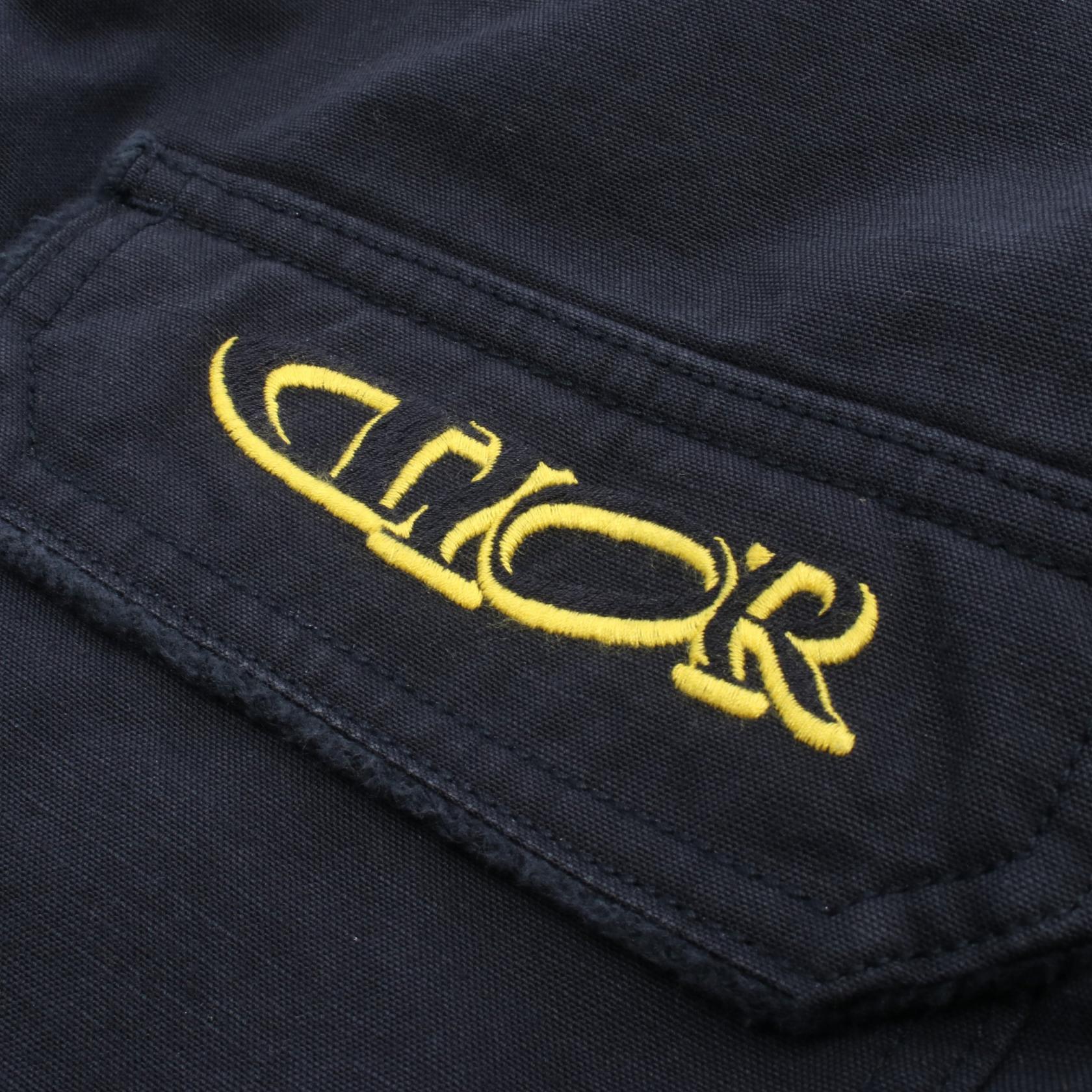 Christian Dior overshirt 513D583AY55898241 cotton Navy NEW mens