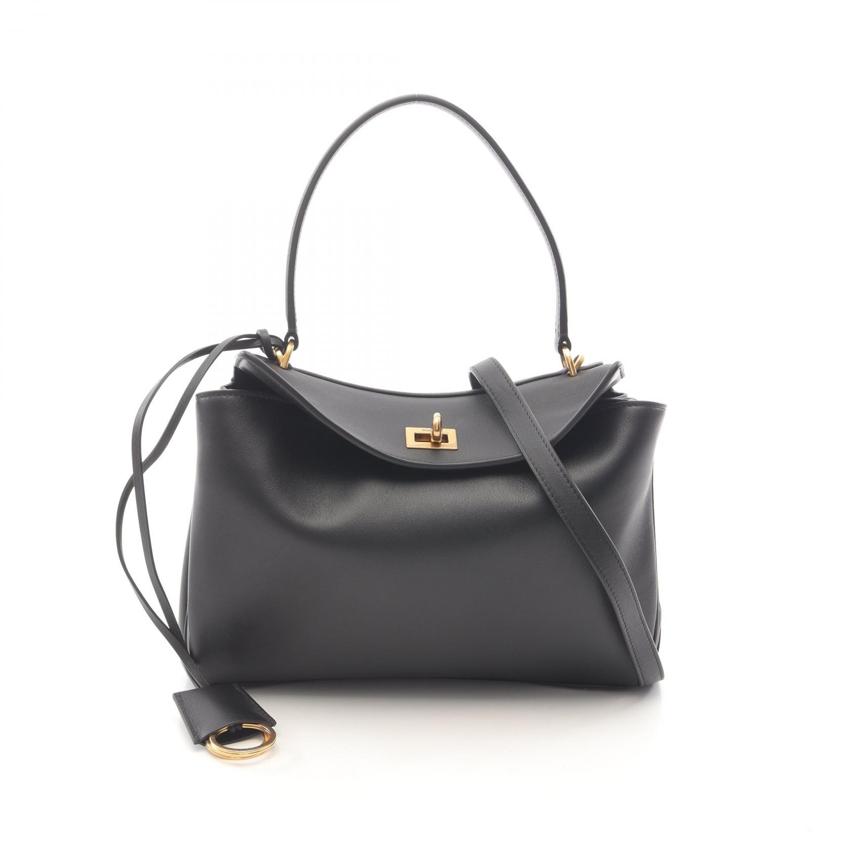 バレンシアガ BALENCIAGA Rodeo スモール ハンドバッグ バッグ レザー レディース ブラック系 7897792AA4V1000 【新品】 BALENCIAGA Rodeo Small crossbody Handbag 7897792AA4V1000 leather