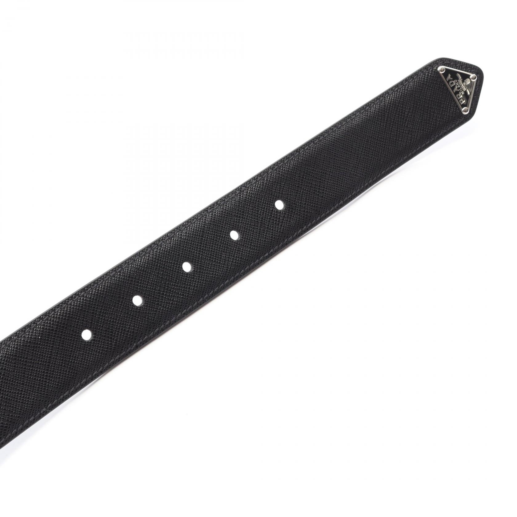 PRADA Triangle logo belt ceinture #90 2CC672053F000290 Saffiano