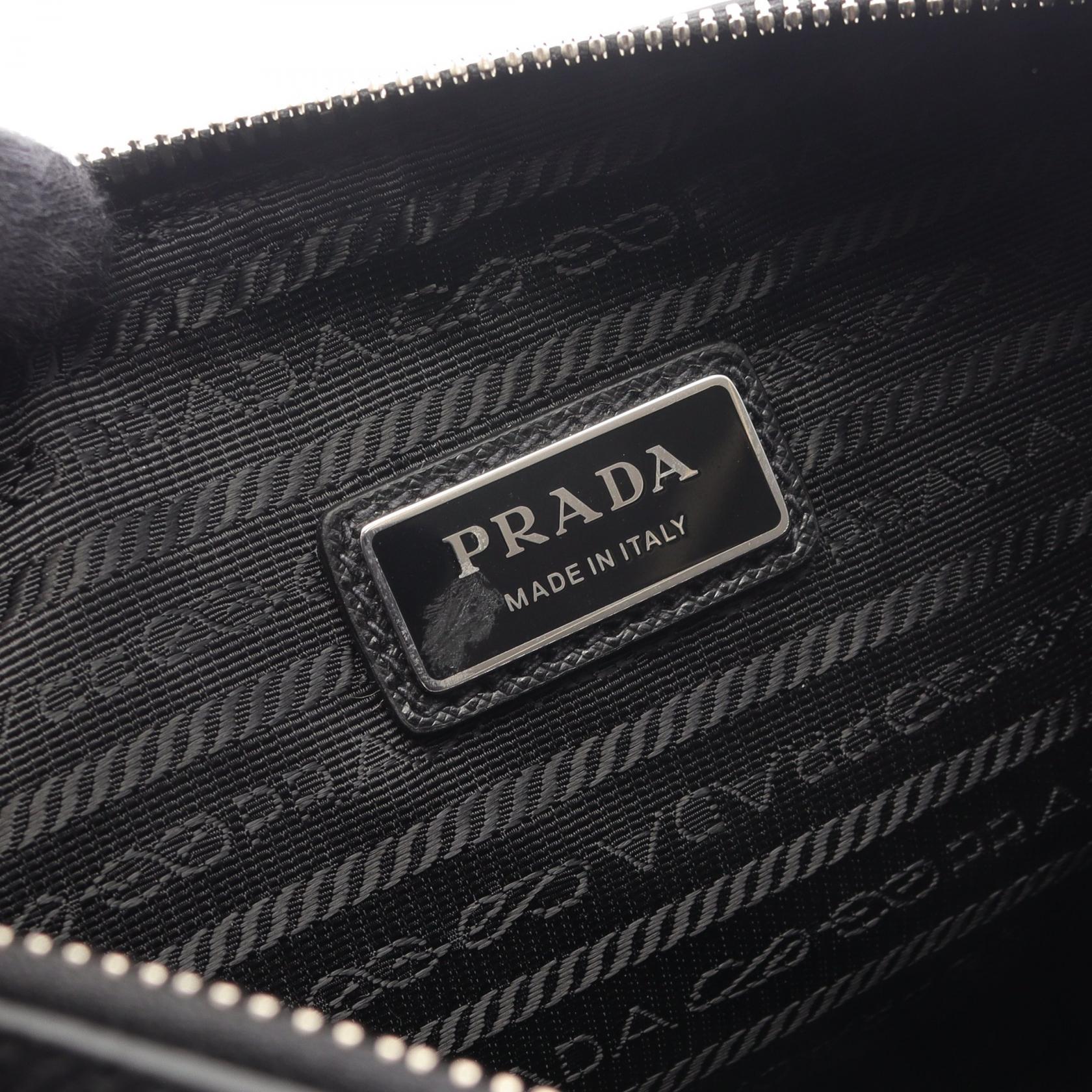 PRADA SAFFIANO TRAVEL Shoulder Bag 2VH1139Z2F0002 leather Black