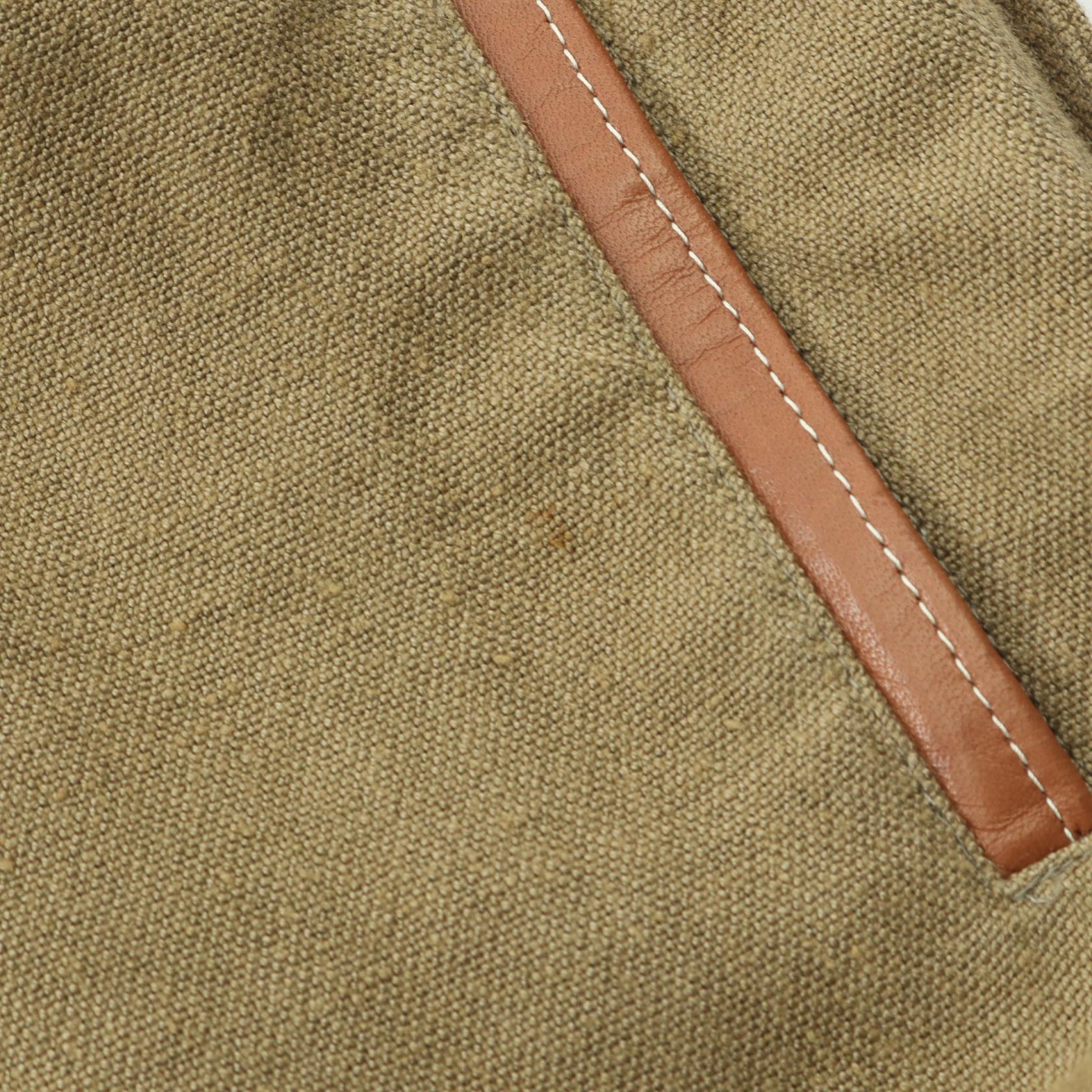 HERMES Pants Trousers - Fabric / Linen - Khaki Size 54 Used mens